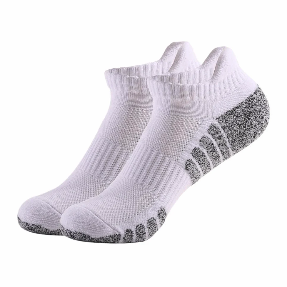 Calcetines deportivos acolchados: calcetines acolchados for correr largas distancias for hombres y mujeres, calcetines deportivos transpirables