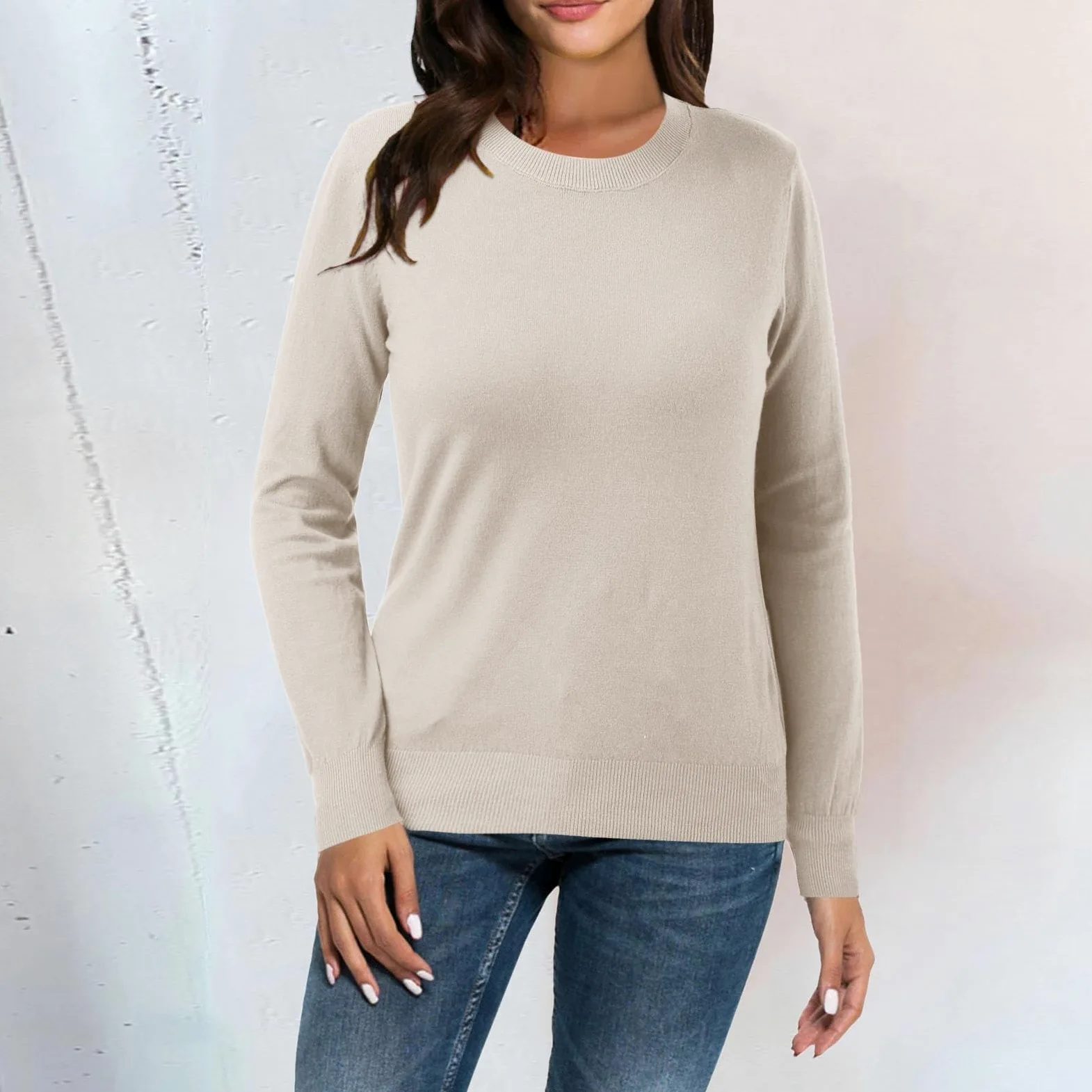 Camiseta térmica Interior Femenina de Manga Larga con Cuello para Invierno