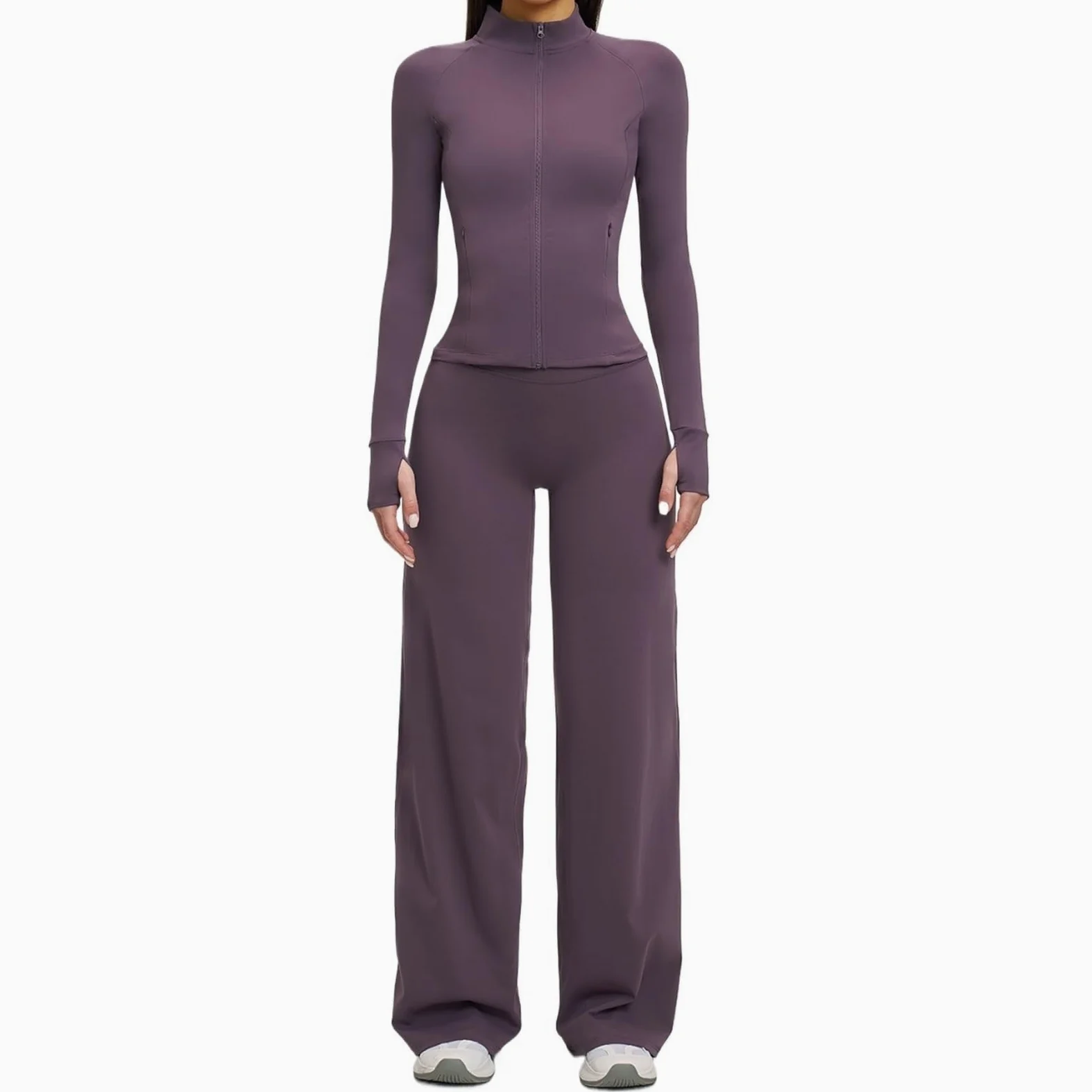 Conjunto de Yoga for Mujer, Ropa Deportiva Manga Larga, chándal Gimnasio, Mallas, Sujetador Deportivo, atlética, 2/3 Uds