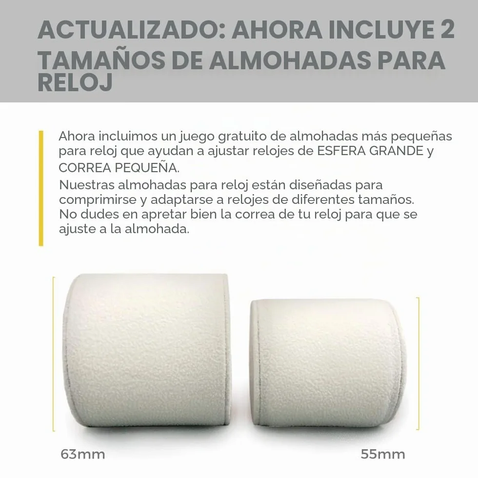 Case Elegance - Organizador de relojes, en rollo. Piel sintética.