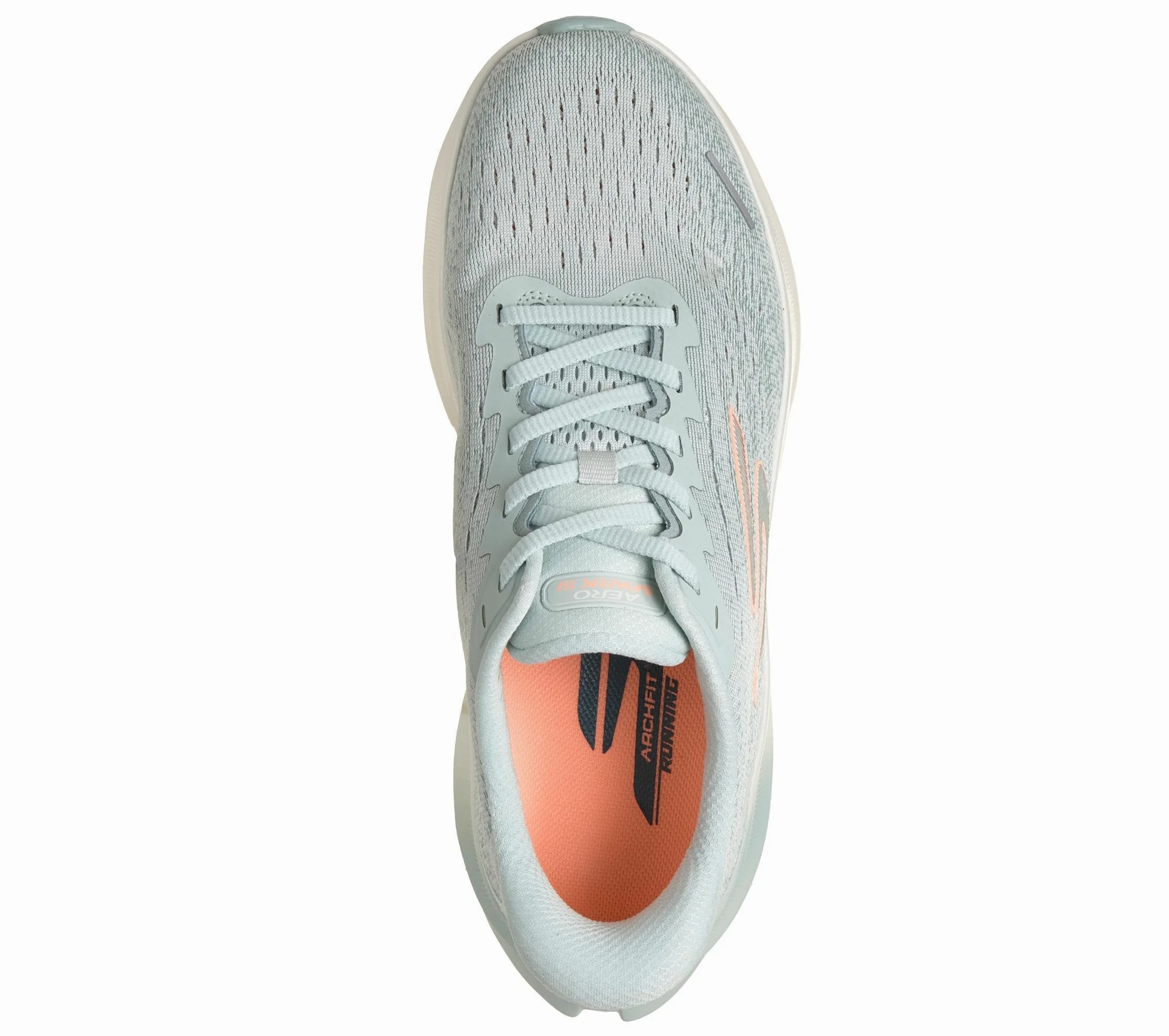 Skechers Aero Spark Performance - Tenis de Correr para Mujer, de Malla Transpirable, Parte Superior Baja, con Soporte para el Arco, Ribete Textil de Espuma de mar, 40 EU