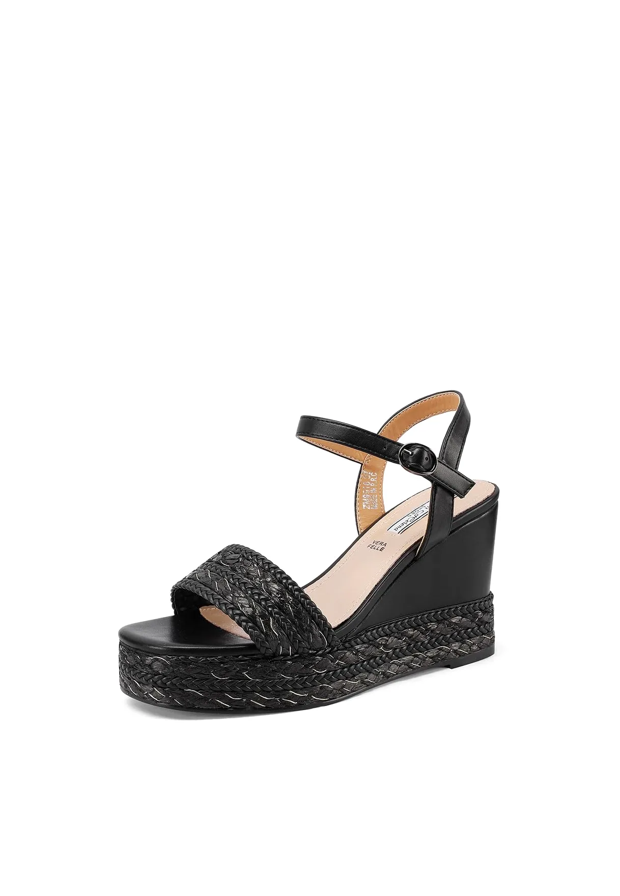 QUEEN HELENA Zeppe Sandalias Altas Platform con Correa Casual Mujer ZM9916