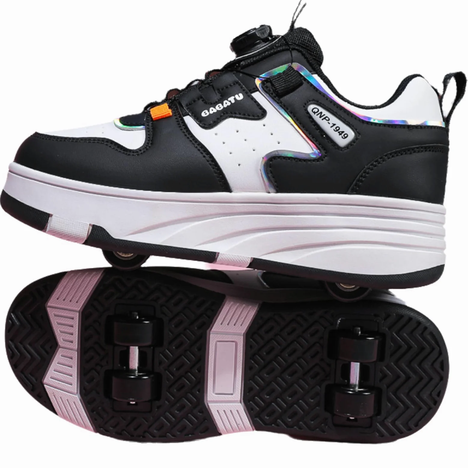 Zapatillas Deportivas con Ruedas para niños,Zapatos con Ruedas para niñas,Zapatillas con Ruedas,Zapatos con Ruedas Unisex niños,Retráctil,para Niños y Niña,para Pascua Cumpleaños,Navidad