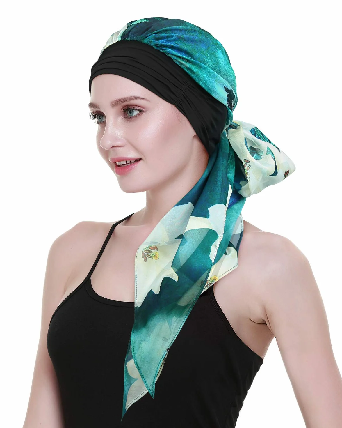 FocusCare Pañuelo de Cabeza Pre-Atado Chemo Sombrero Beanie Turbante para Cáncer