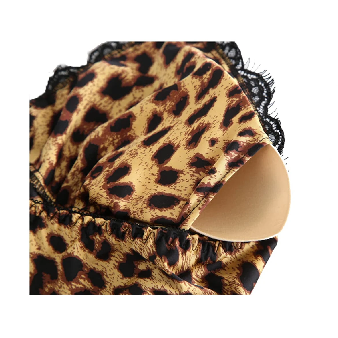 Conjunto de Pijama de Raso de 4 Piezas para Mujer Vestido Kimono de Encaje Conjunto de Pijama Sexy Negligee y Camisón Corto Conjunto de 4 Piezas