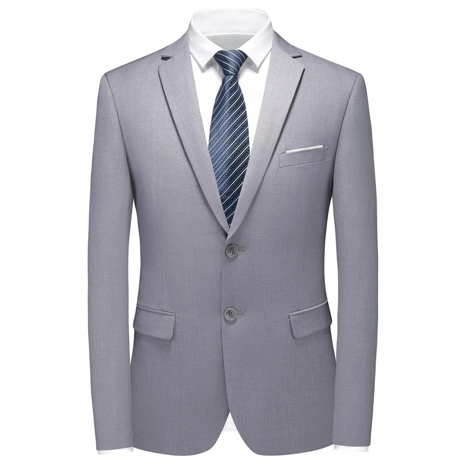 Traje de hombre 3 piezas Slim Fit traje de negocios boda cena formal dos botones traje de esmoquin para hombres clásico blazer chaleco pantalones conjunto