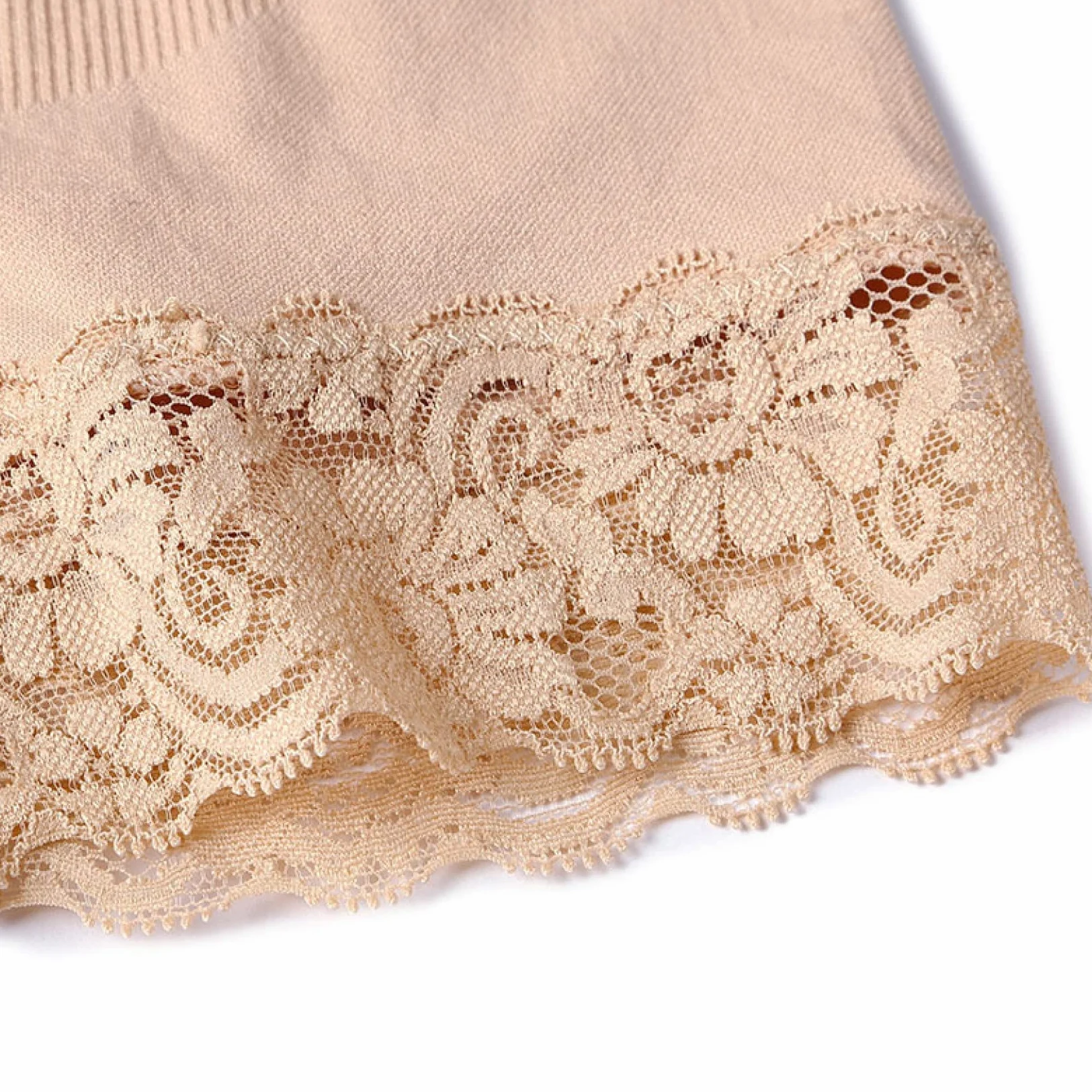 Faja Moldeadora de Cuerpo para Mujer, Bragas Moldeadoras de Encaje sin Costuras de Cintura Alta, Bragas adelgazantes con Control de Barriga, Pantalones Cortos para Mujer