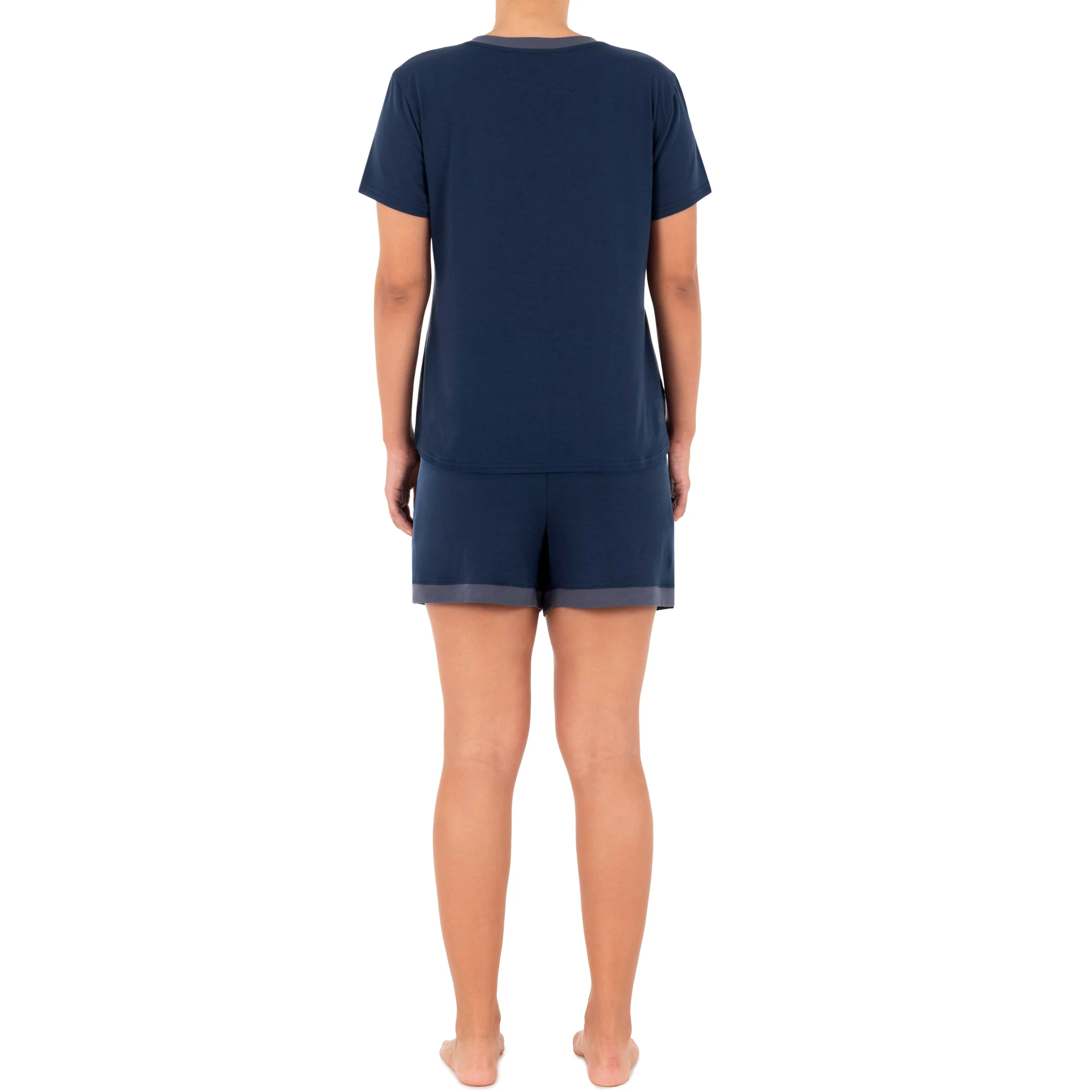 Fruit of the Loom Short Sleeve tee and Short 2 Piece Sleep Set Juego de Pijama Mujer