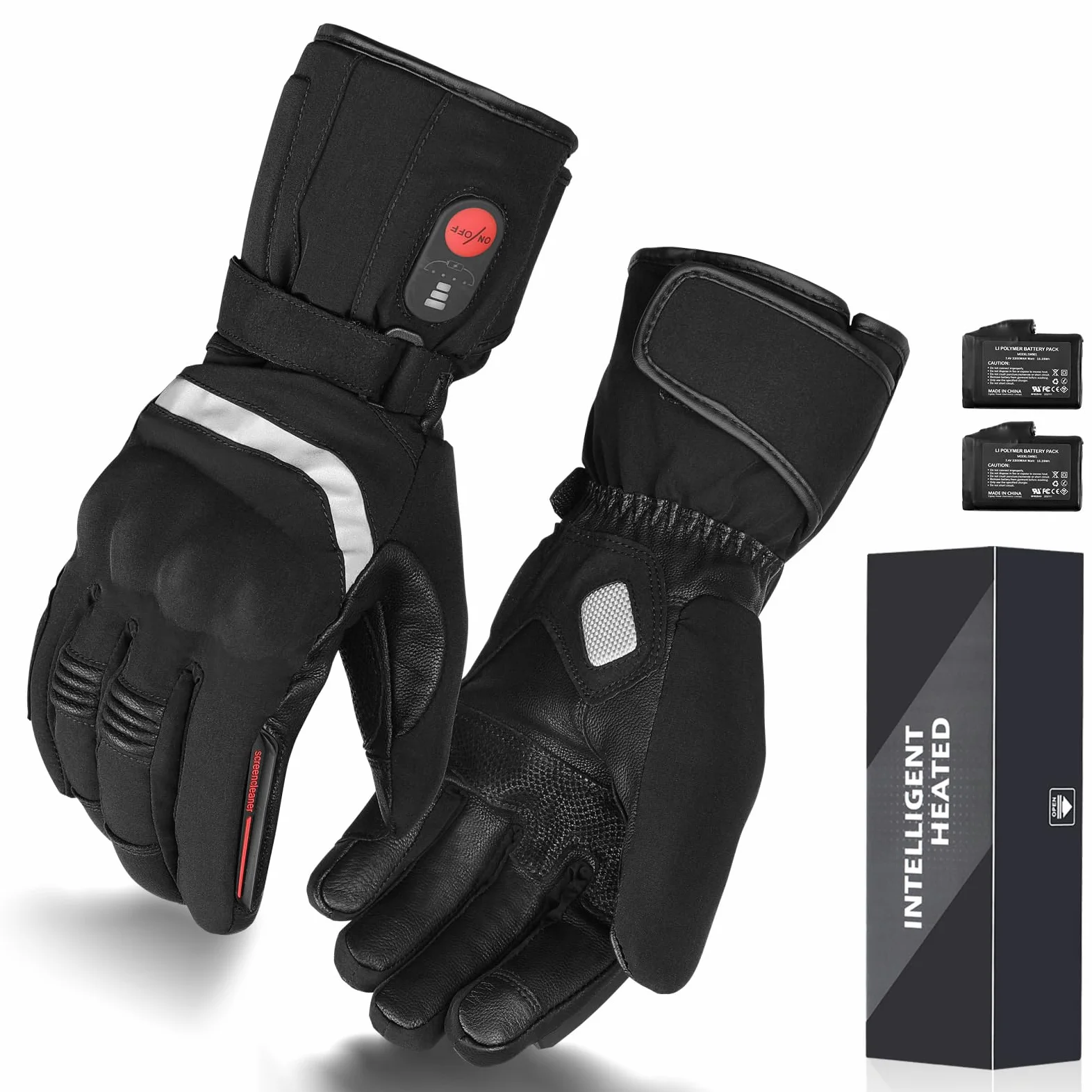 Sun Will Guantes Calefactables Moto, Guantes de Invierno para Hombres y Mujeres Impermeables en Activadas al Aire Libre Esquí Motociclismo Pesca Senderismo Caza,para Artritis Raynaud