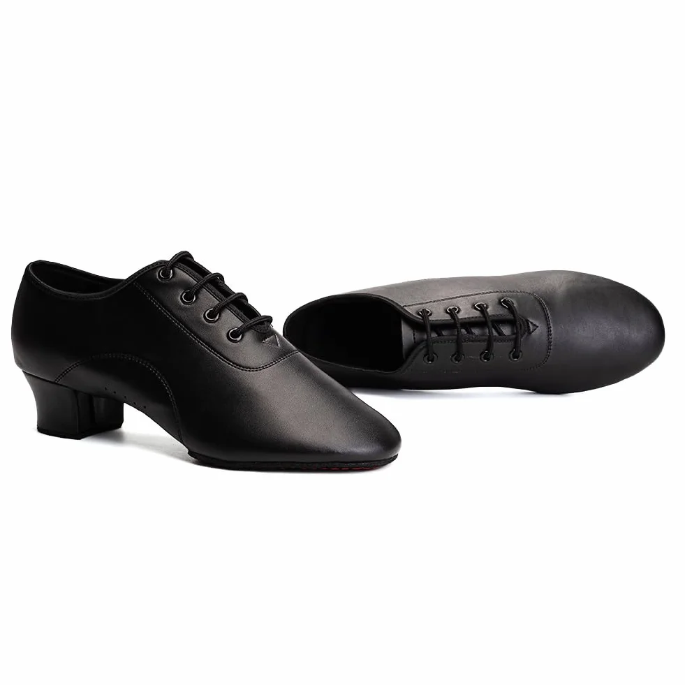 HIPPOSEUS Zapatos de Baile Latino para Niños y Hombres Zapatos de Suela Partida Zapatos de Baile de Salsa Tacón Bajo
