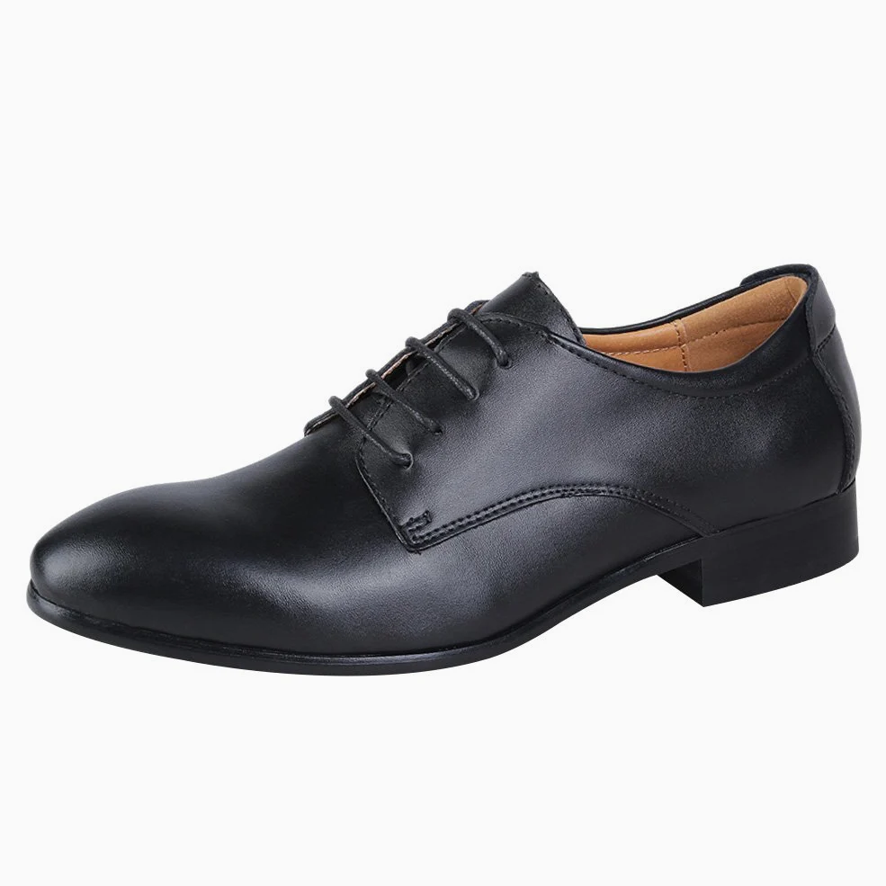 ANUFER Hombres Inteligente Cuero Genuino Zapatos de Vestir Formal Negocio Derby Cordones