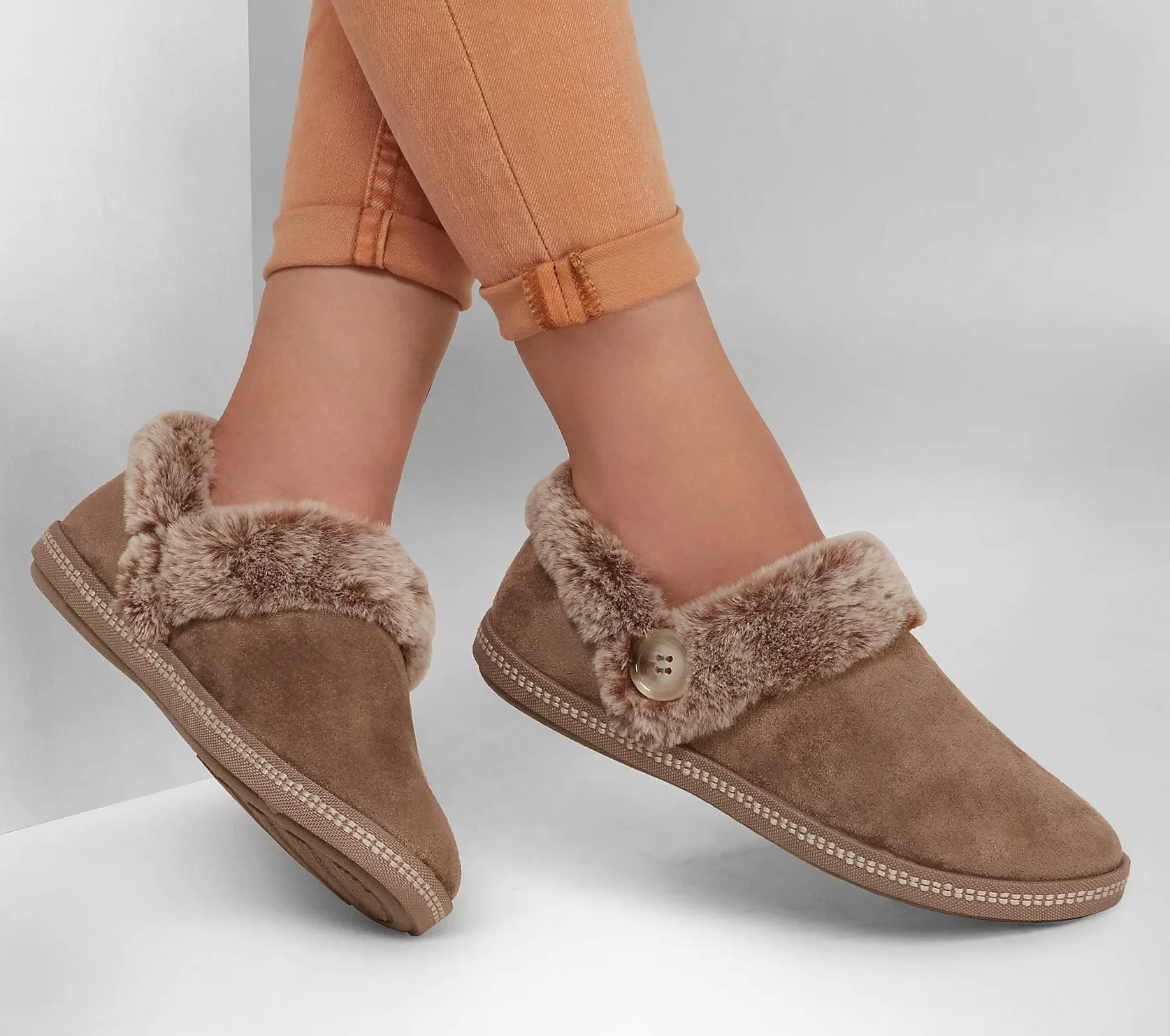 Skechers - Zapatillas de casa 167219 Mujer Marrón