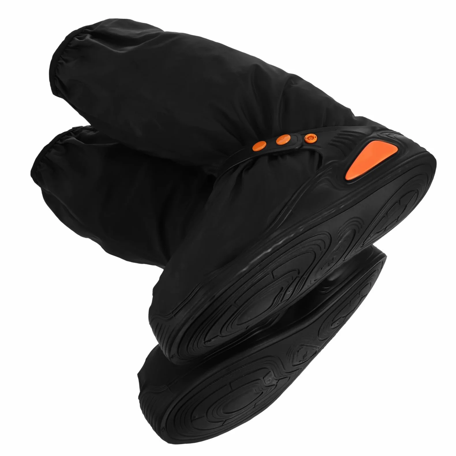 cubrezapatos a Prueba de Lluvia cubrebotas para Mujer Protector de Zapatos de Motocicleta protección contra la Lluvia y la Nieve de polivinilo Negro