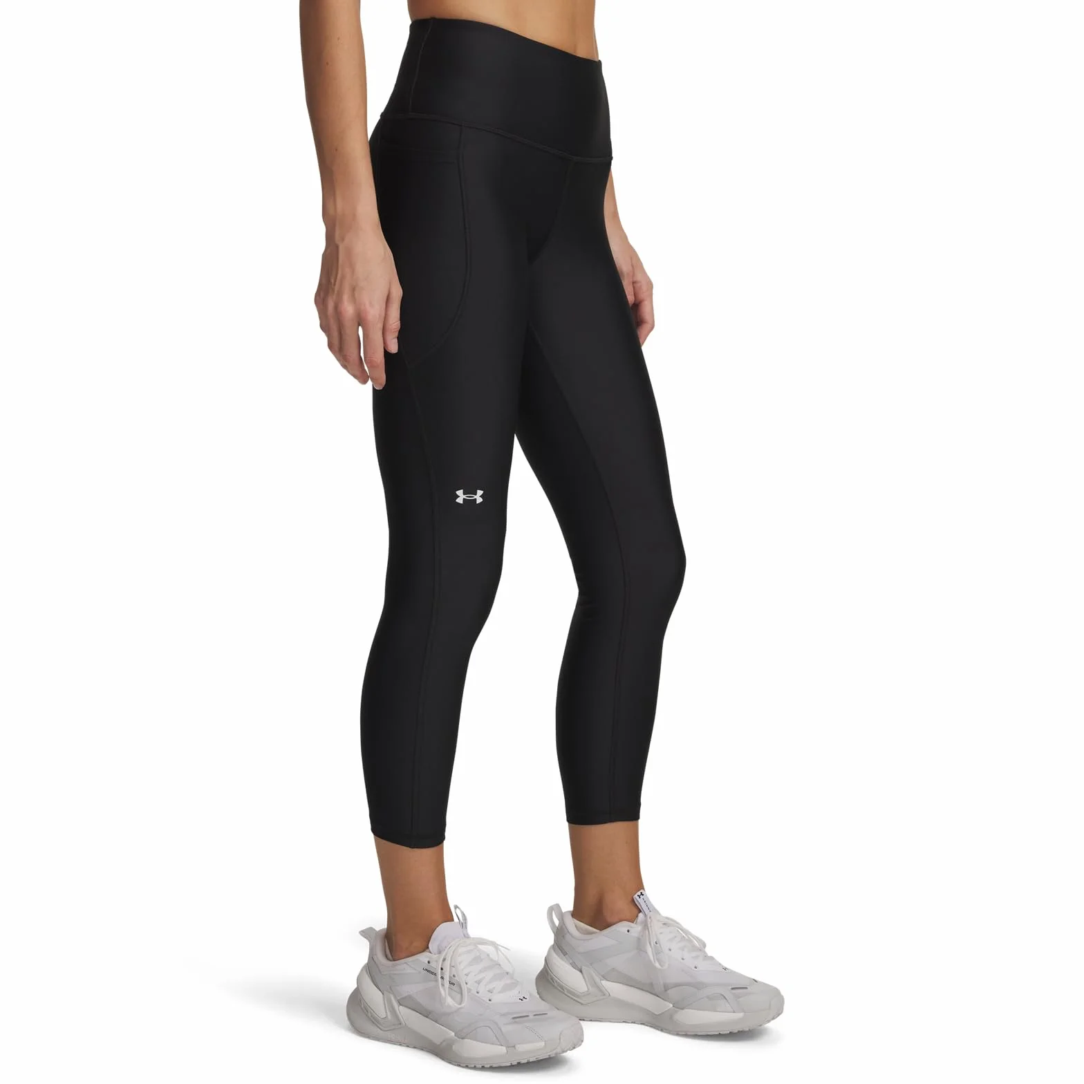 Under Armour Armour Hi Ankle Leg - Leggings Deportivos de Cintura Alta con tecnología antiolor, Mallas Deportivas Transpirables con Tejido Heatgear Mujer
