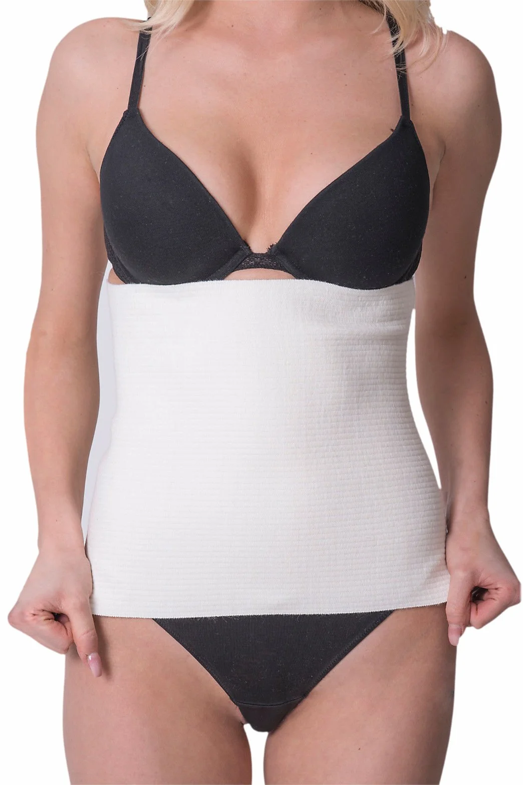Faja lumbar tubular mujer Hernia umbilical hombre Reductora abdomen Coton Large