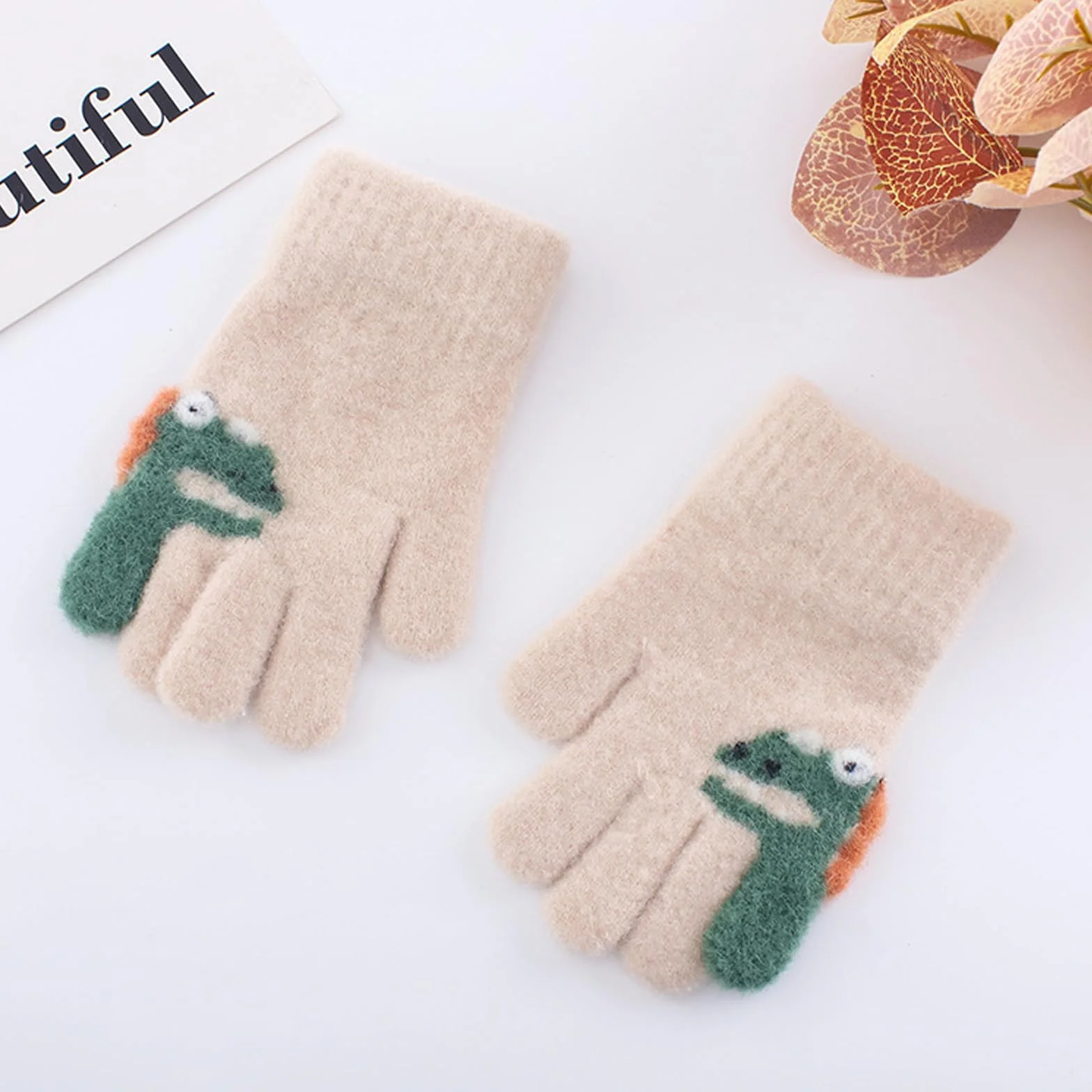 3 Piezas Conjunto De Punto Sombrero Bufanda Guantes, Gorro De Punto TéRmico Con Forro Polar Grueso, Caliente Bufanda Guantes Gorro De Invierno Set, Regalo Para Unisex 2-8 AñOs