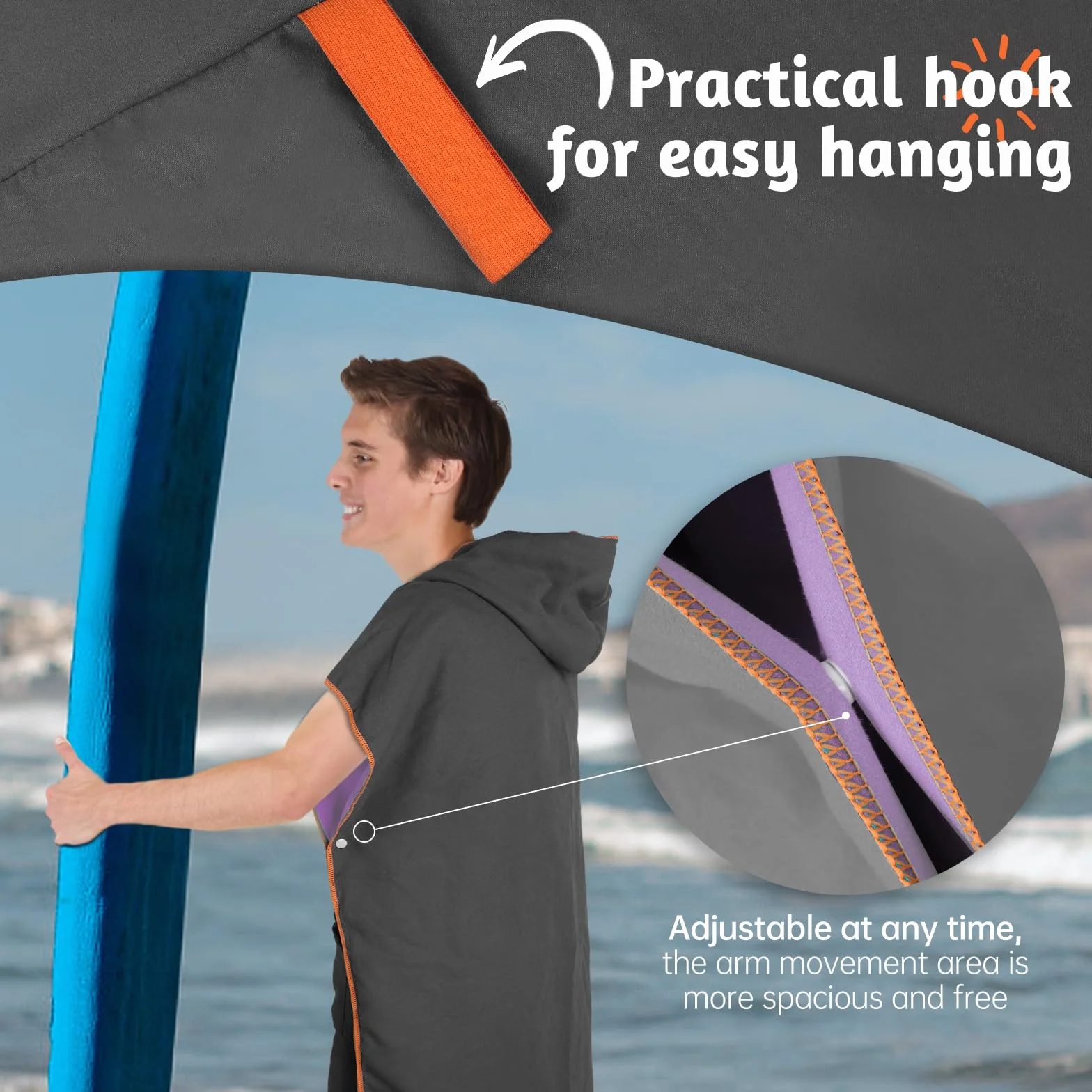 Poncho de natación para Hombre y Mujer