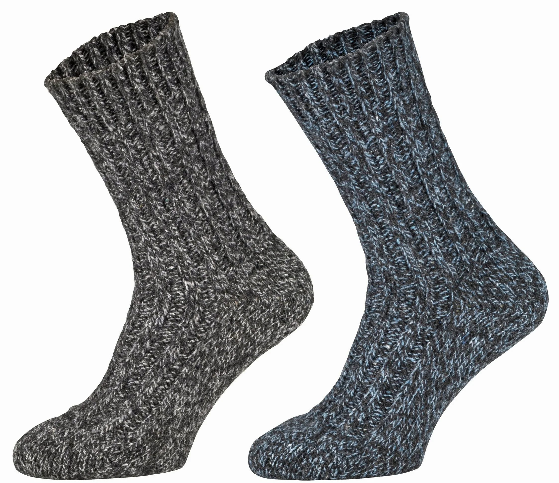 4 Pares Calcetines Noruegos Invierno Lana Unisex