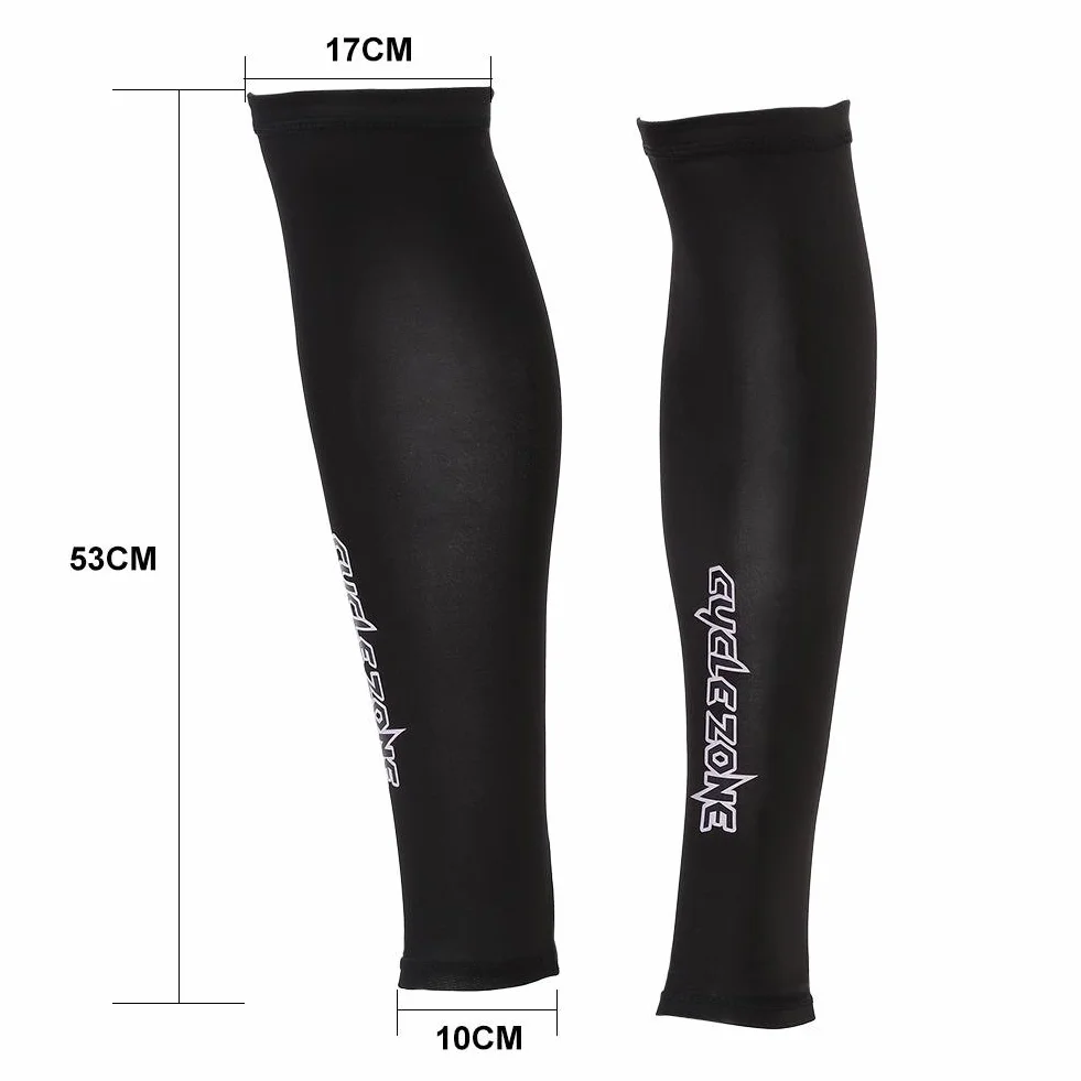 VGEBY1 Color Negro Unisex Summer Sun Protección UV Resistente a Las Mangas de la Pierna para Ciclismo en Bicicleta Senderismo Correr(M)