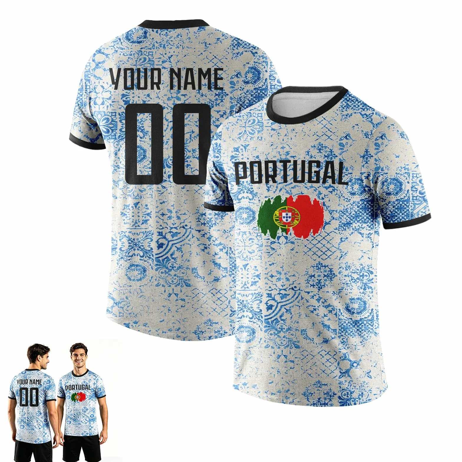 Genérico Camisetas de fútbol Personalizada para el Mundial 2026, Nombre número Camiseta fútbol Personalizada para Hombre Mujer niños