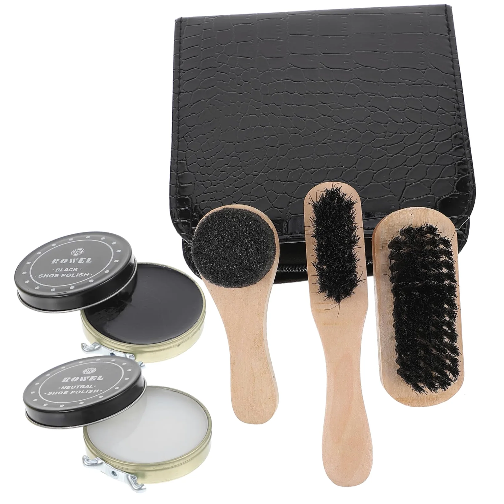 SHERCHPRY 3 Juegos Herramienta Para Pulir Zapatos Cepillo De Limpieza De Zapatos Cepillo Para Pulir Brown