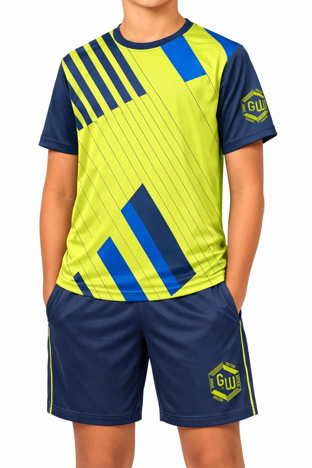 Conjunto Deportivo Niño de 3 piezas, Chándal, 2 Camiseta Manga Corta y 1 Pantalón Corto - De 6 hasta 14 años
