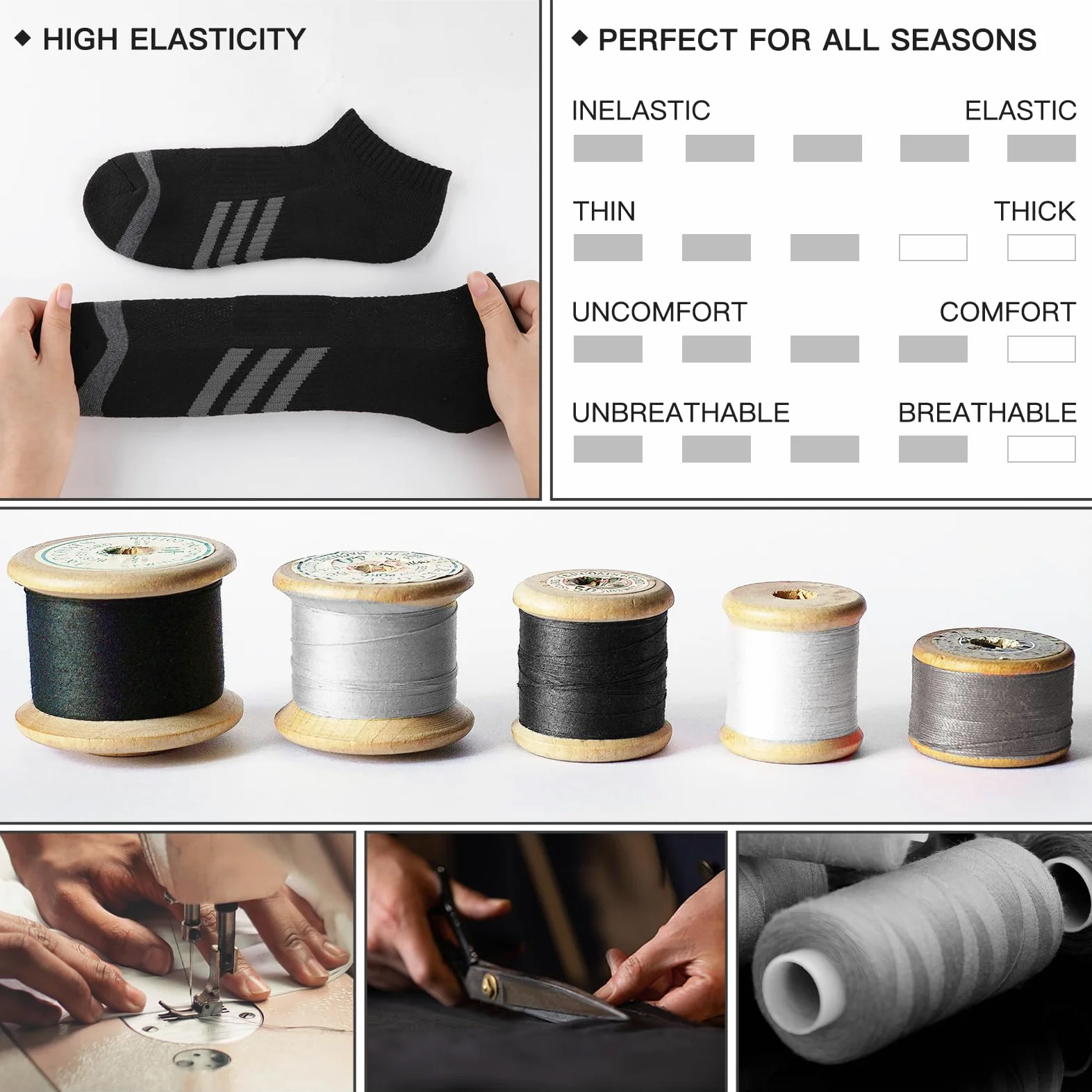 Heatuff 12 pares de calcetines de tobillo acolchados para hombre, atléticos, para correr, de corte bajo, transpirables, cómodos, casuales