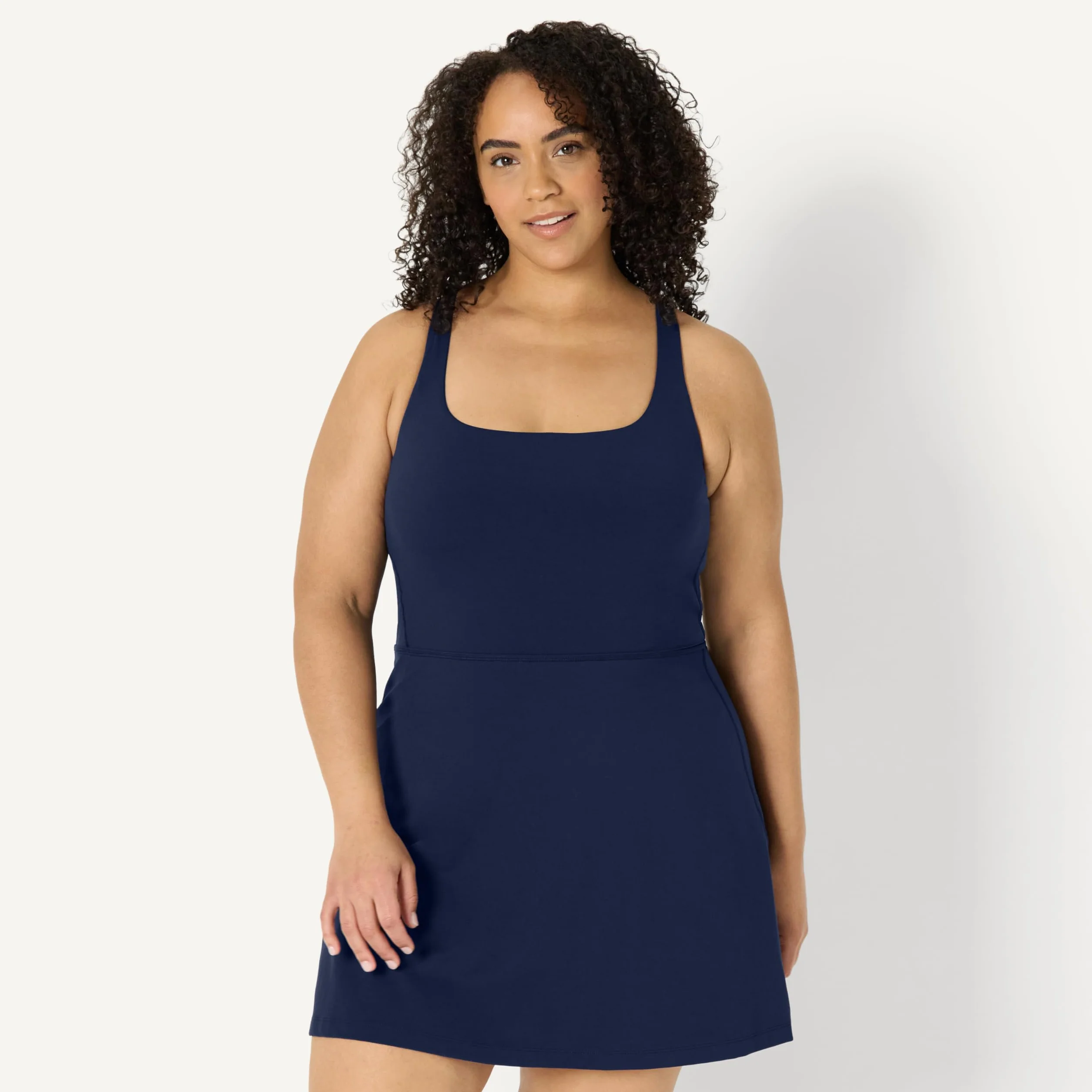 Amazon Essentials Vestido de Tenis FormFlex Largo Suave Mujer