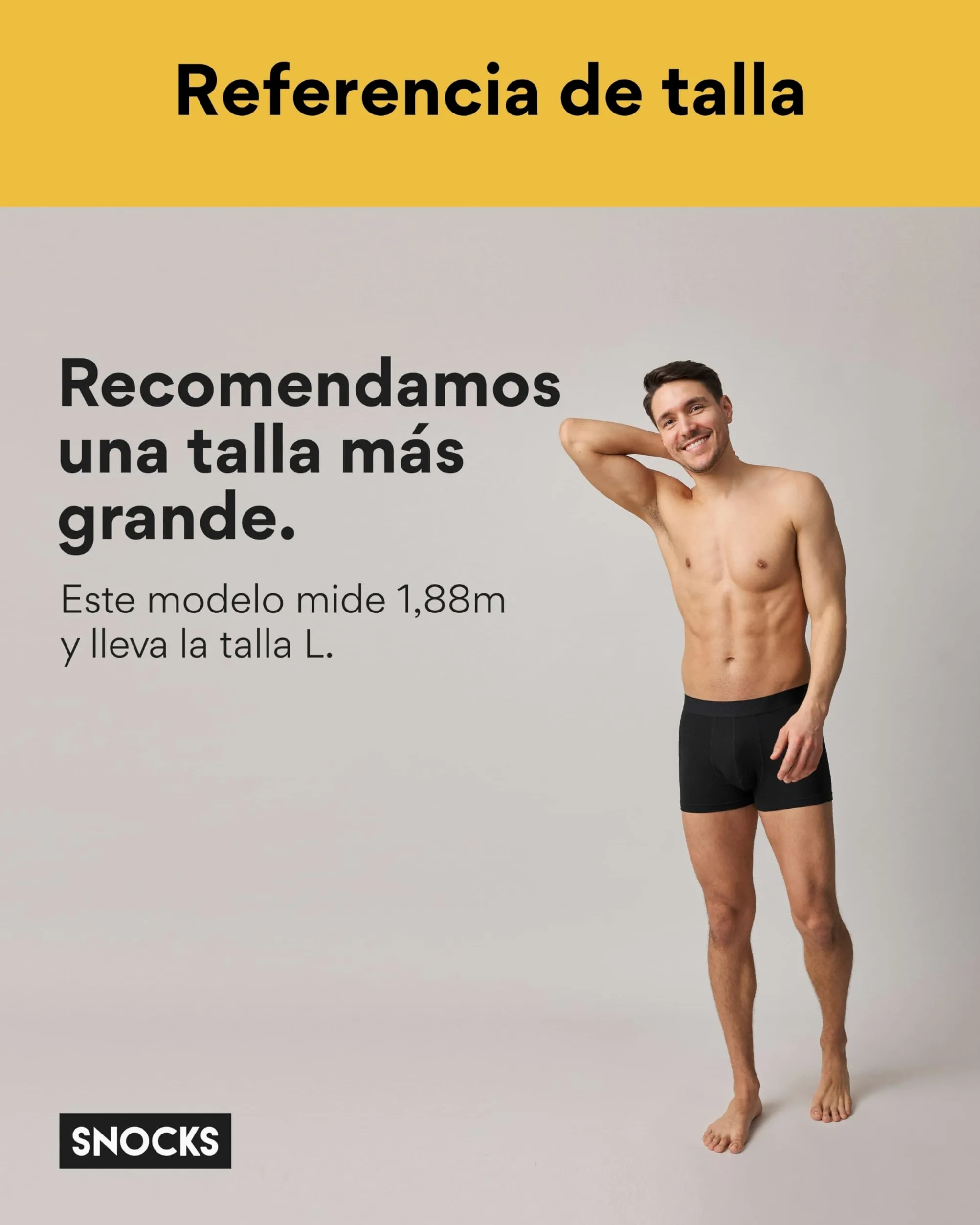 Snocks Calzoncillo Bóxer Hombre