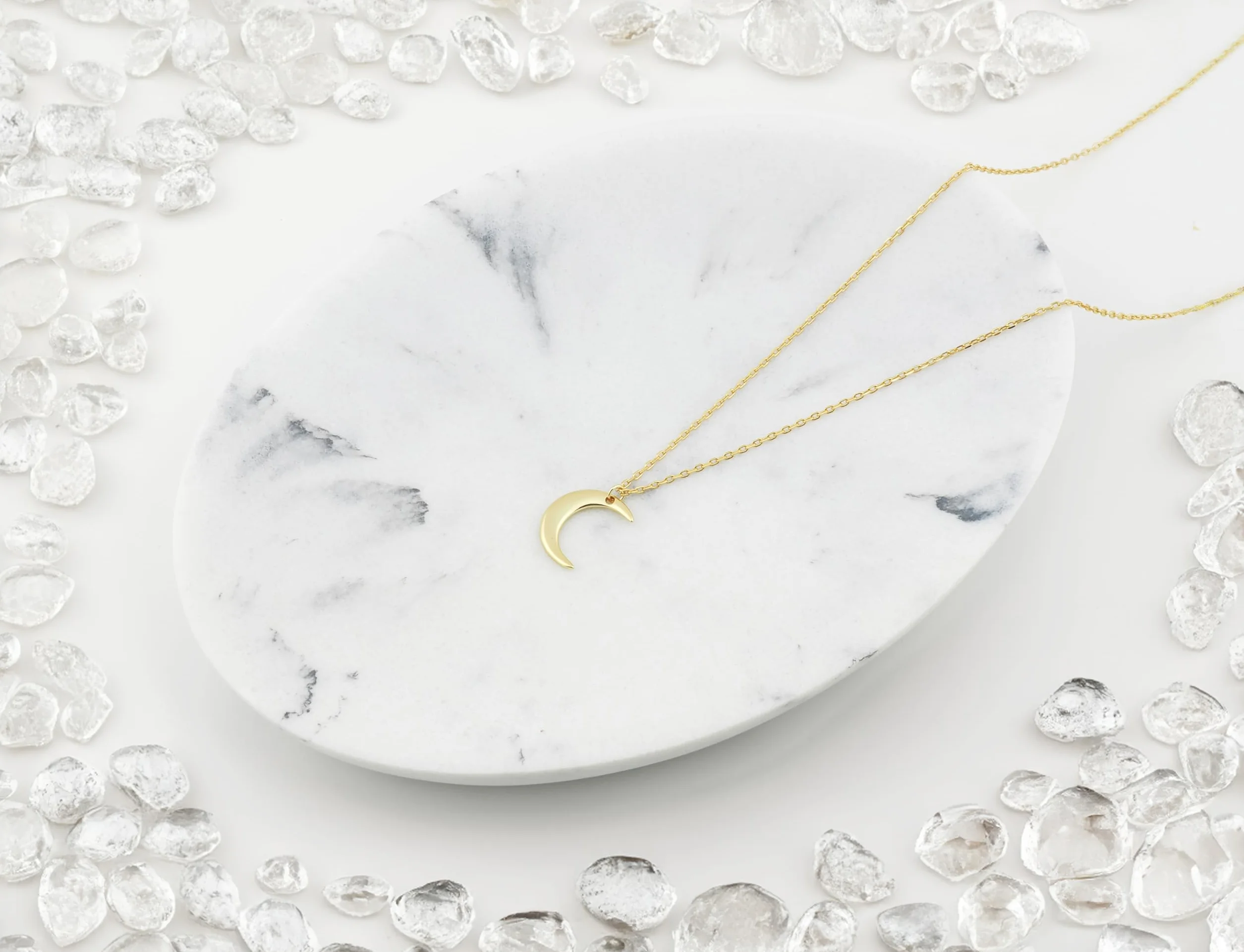 Sofia Milani - Collar para Mujeres en Plata de Ley 925 - Colgante de Luna