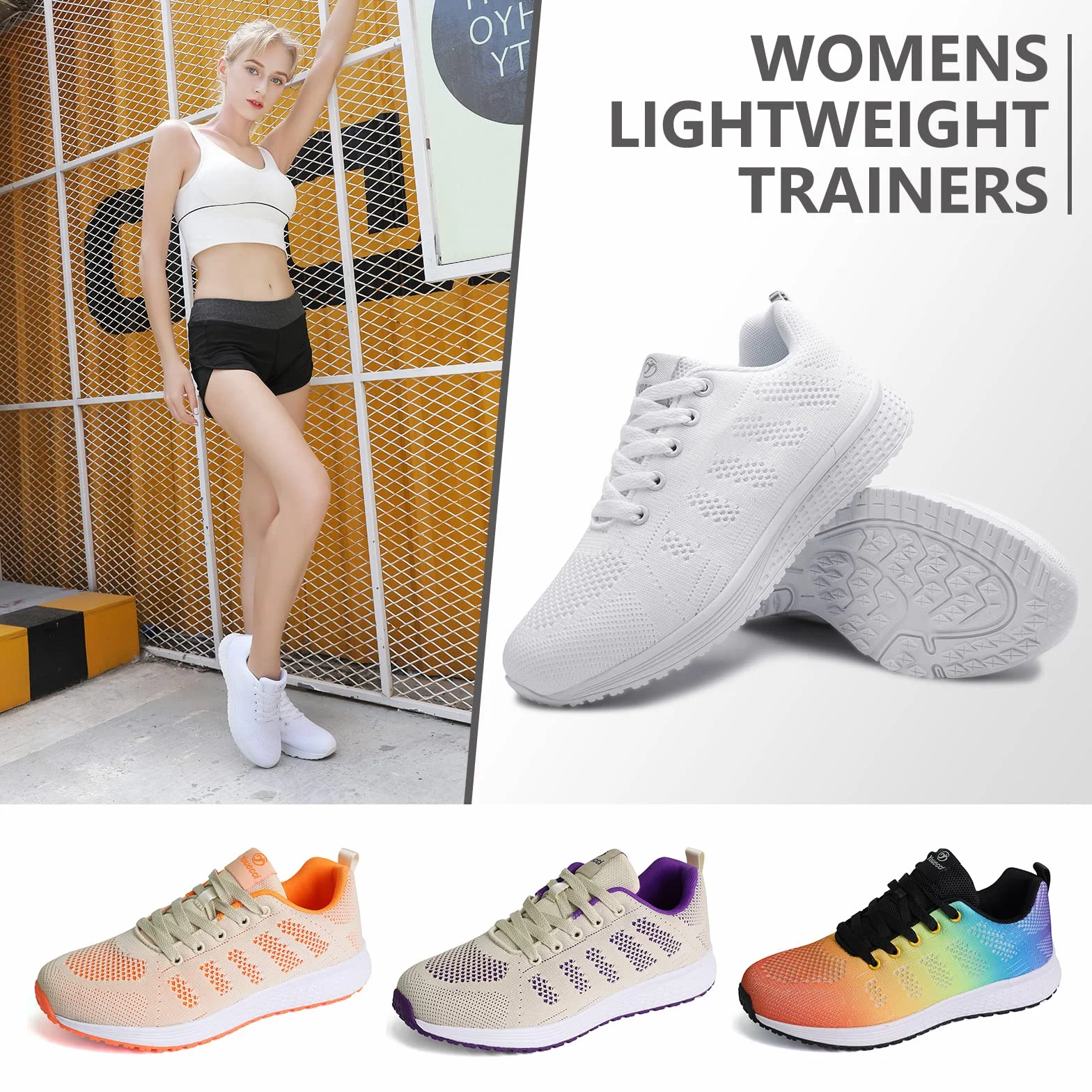 Zapatillas de Deporte para Mujer Transpirables para Correr