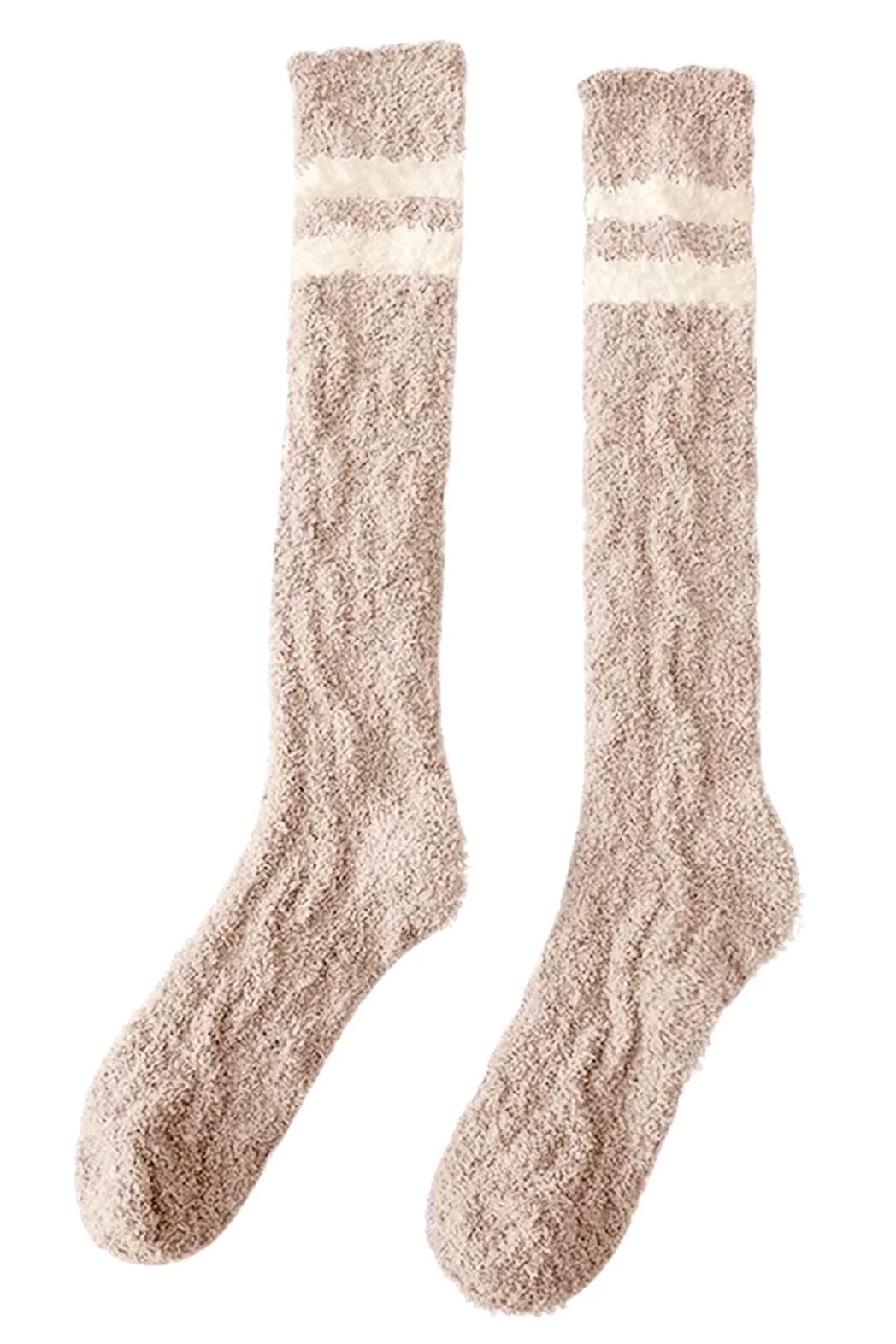 Calcetines Invierno 5 Pares De Calcetines Esponjosos Para Mujer, Calentadores De Piernas De Felpa Coralina Gruesa De Invierno, Calcetines Cálidos Hasta La Rodilla Calcetines Termicos
