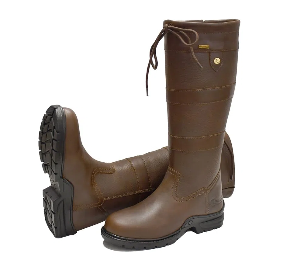 Rhinegold Beaumont - Botas de campo impermeables, ajuste estándar de pantorrilla
