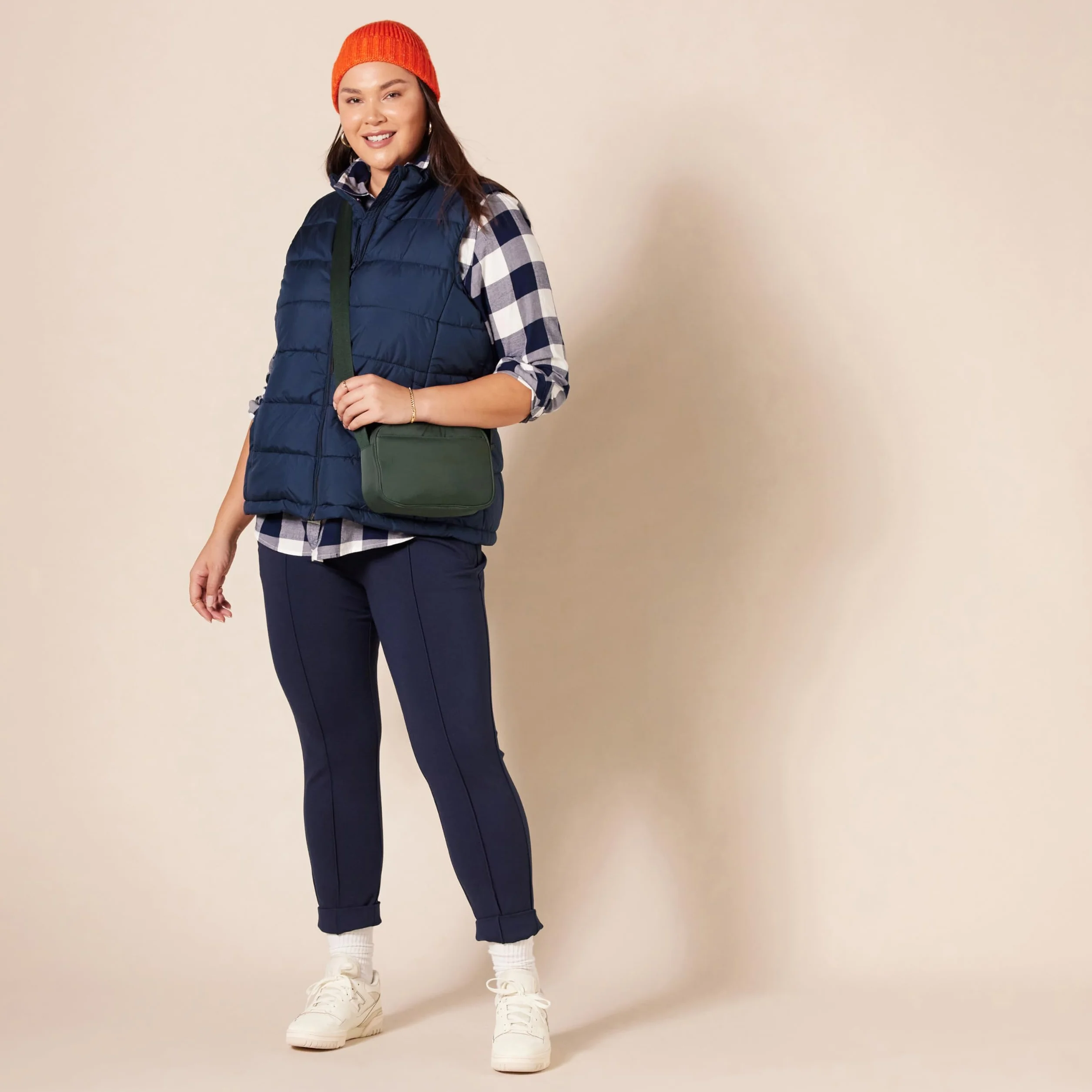 Amazon Essentials Mujer Chaleco Acolchado Cremallera Peso Medio