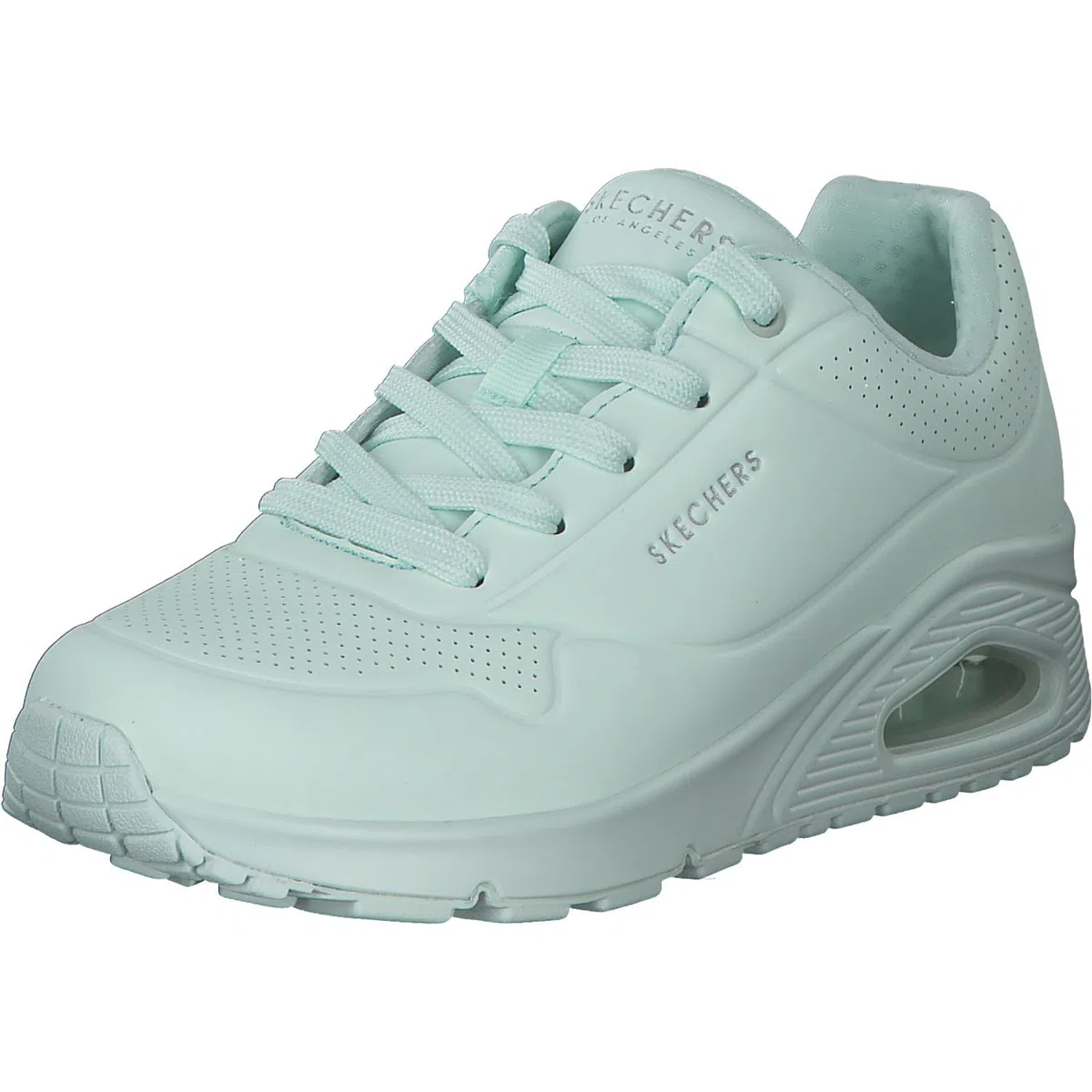 Skechers UNO FROSTY KICKS, Zapatillas para Mujer, Mint Durabuck/Textile Trim, 40 EU