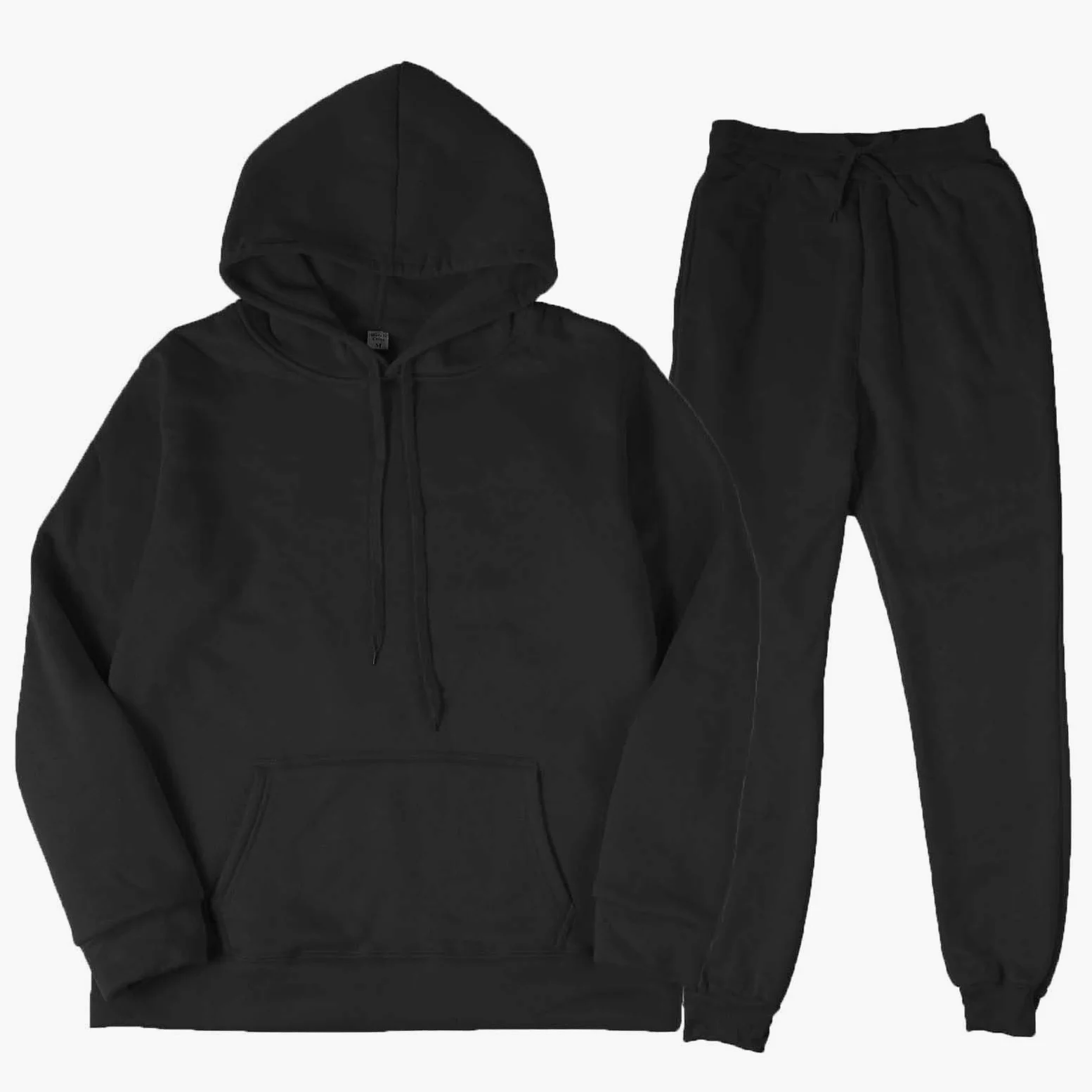 Conjunto de chándal para hombre con capucha, pantalones de correr | Chándal Hombre Conjunto con Capucha Top de Manga Larga y Pantalones de Correr con Cintura Elastica Running