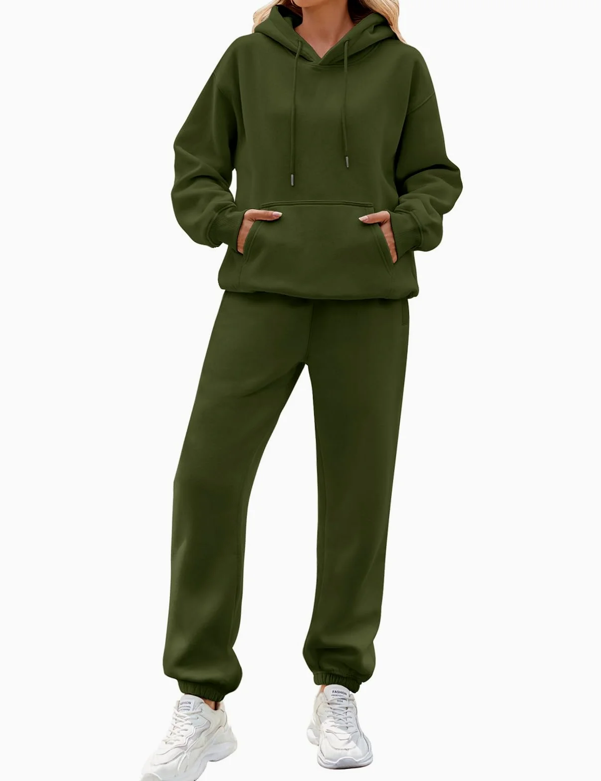Yuson Girl Chandal Mujer Invierno Chánda Completo 2 Piezas Manga Larga Sudadera con Capucha y Pantalón Conjunto Dos Piezas Conjuntos Deportivos Fitness Jogging Ropa Deportiva