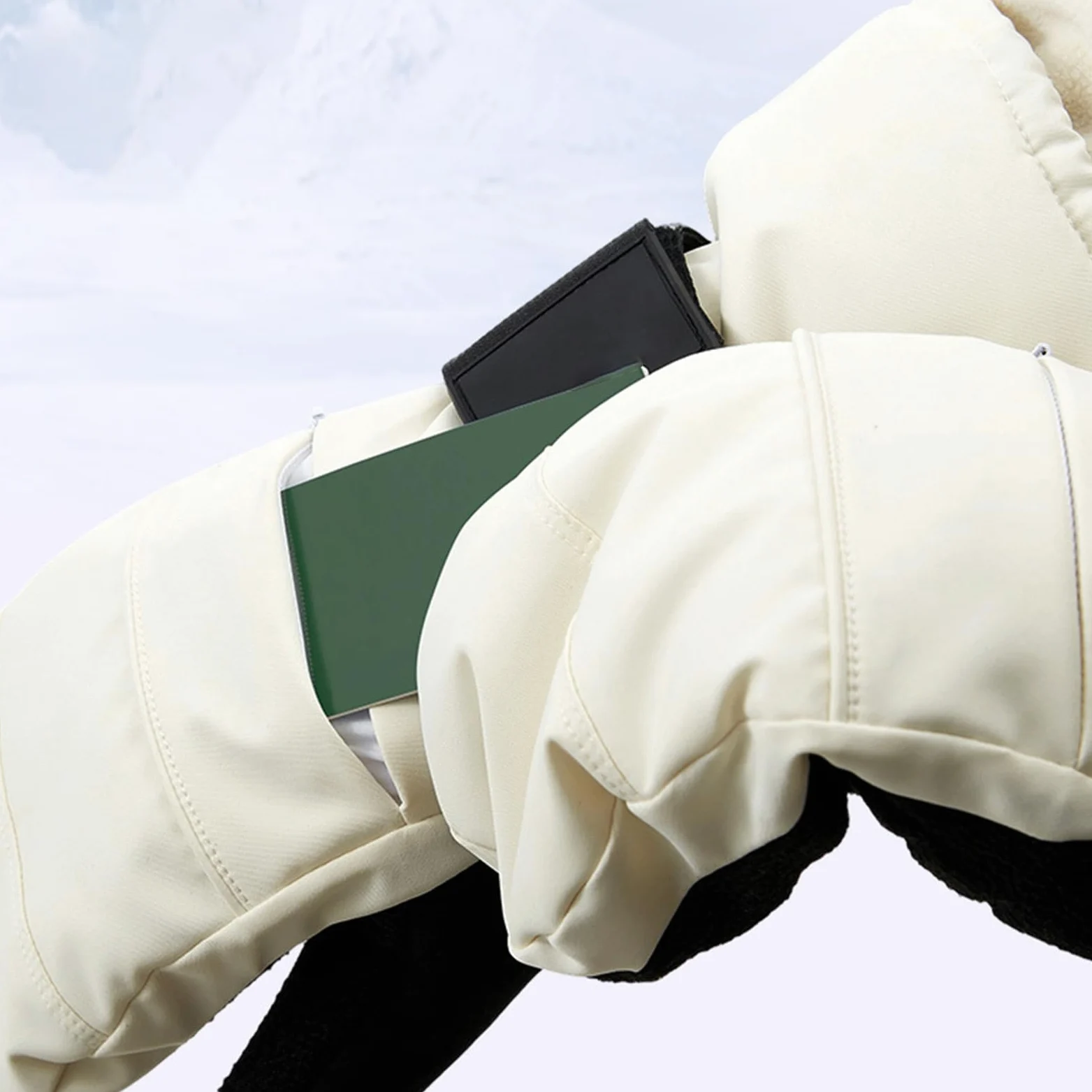 Guantes de motocicleta para clima frío, guantes cálidos para pantalla táctil, con protector de muñeca, guantes de equitación con forro polar, para hombre, invierno, motocicleta, esquí, clima frío