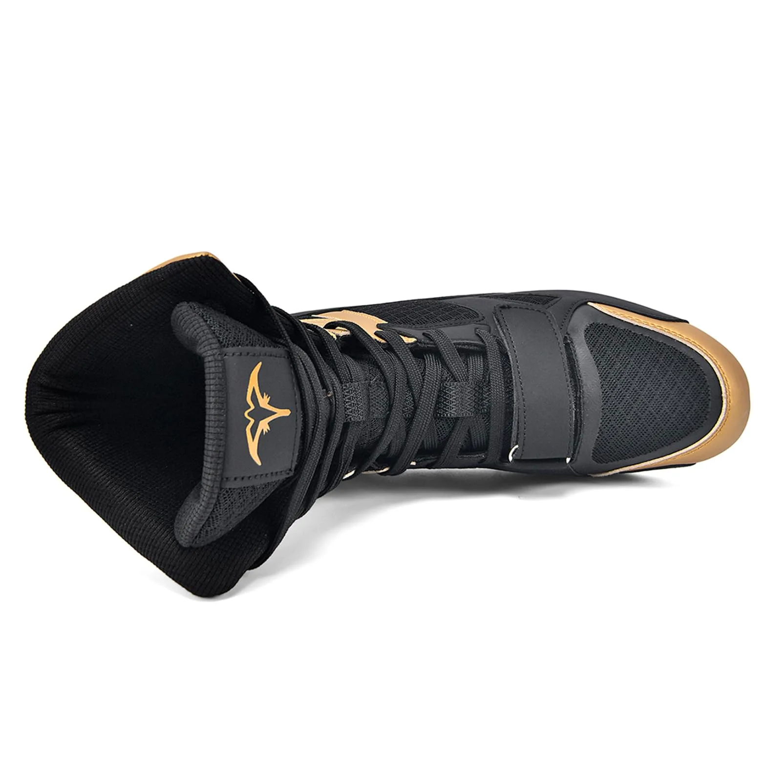 Zapatillas Boxeo Hombre Zapatillas Lucha Libre Profesional Caña Alta | Malla transpirable Correa en el tobillo Suelas antideslizantes Ligero Artes marciales Combate Entrenamiento físico