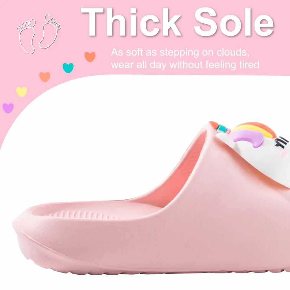 Chanclas de Playa Niña Niño Zapatos de Piscina Sandalias Ligero Antideslizante Pantuflas de Baño Ducha Unisex-niños