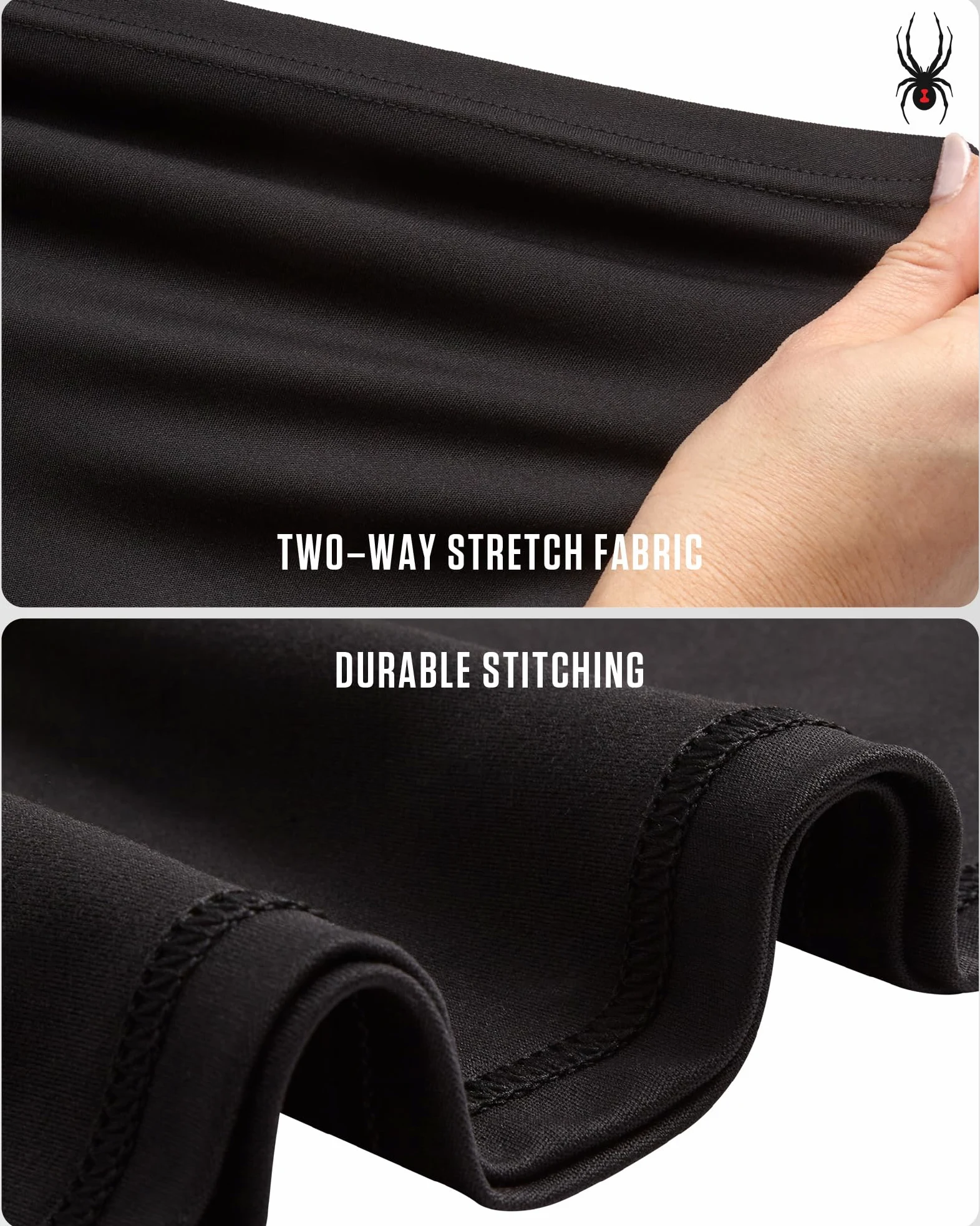 Spyder Conjunto de ropa interior térmica para niños, 2 piezas, capa base aislante que absorbe la humedad, pantalones largos transpirables para niños y niñas | Capa base elástica suave, cálida y transpirable para niños y niñas en días fríos de invierno