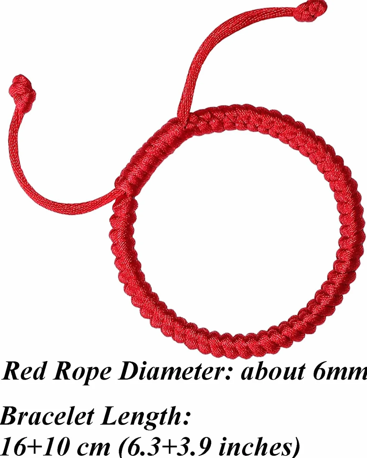 Pulseras de Cuerda, Pulseras para Mujer, Pulsera de Cuentas Pulsera de Hilo Rojo Pulsera roja Amuleto Pulsera de Buena Suerte