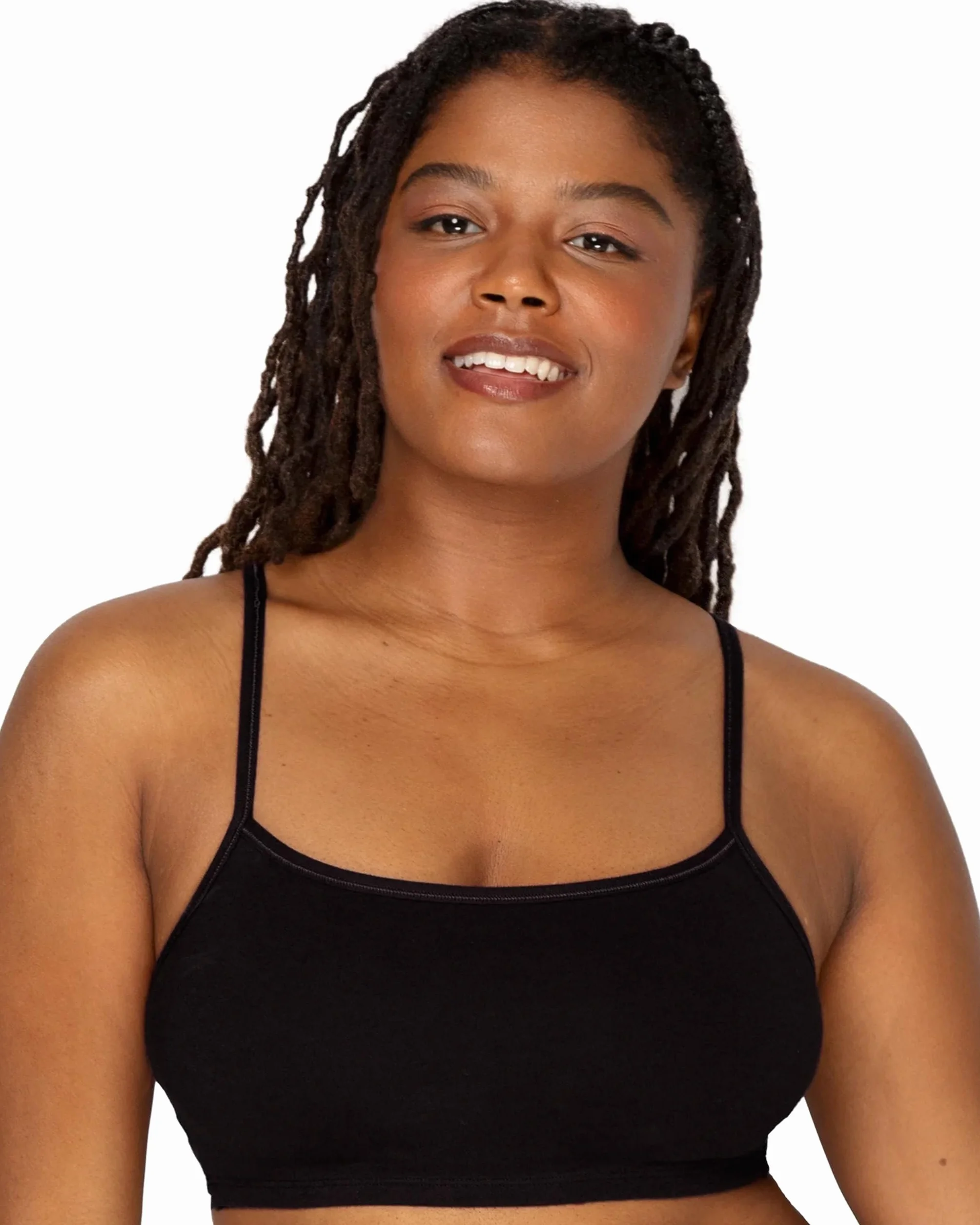 Fruit of the Loom Spaghetti Strap Cotton Pull Over Sports Bra Sujetador Deportivo Mujer (Pack de 6)