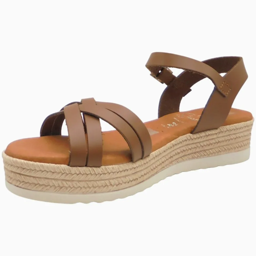 Oh! My Sandals - 6010 Zara Sandalias de Mujer cómodas con Plataforma Ligera y Plantilla Gel, Fabricadas en españa para: Mujer