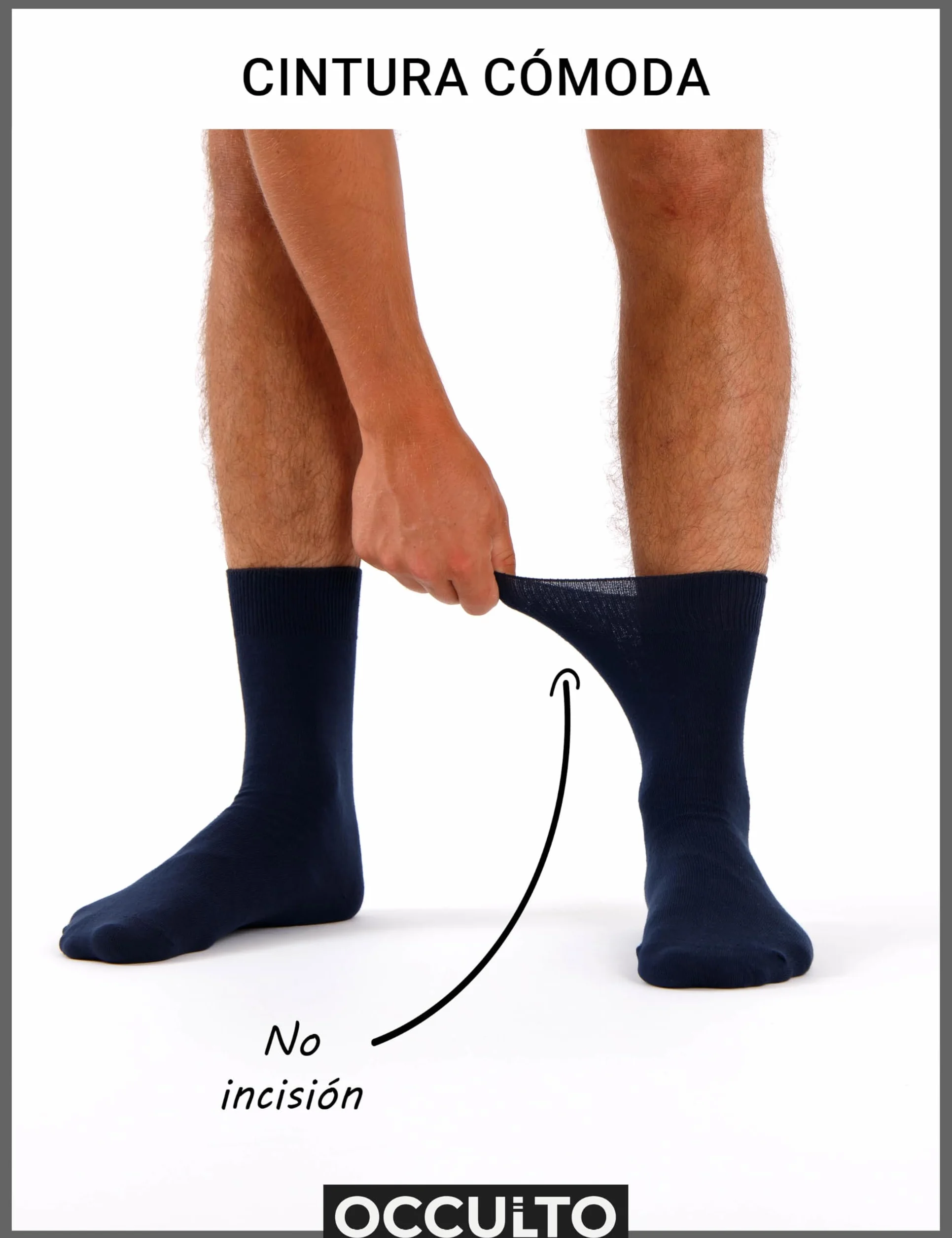 Occulto calcetines 100% algodón hombre pack de 10, pack de 20 (modelo: Ingo)