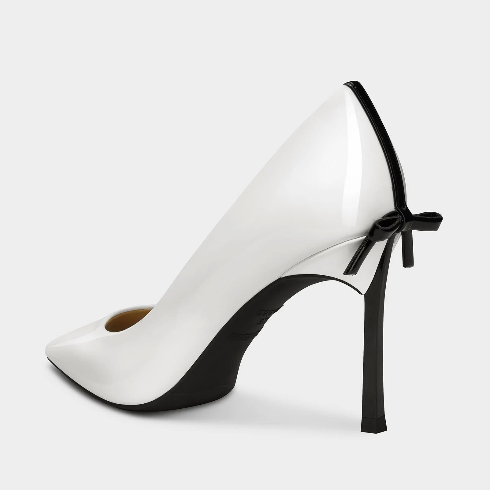 Castamere Mujer Alto High Aguja Heel Puntiaguada Punta Pumps Slip-on Nudo Arco de Boda Sexy Dress 8.5 CM Heels