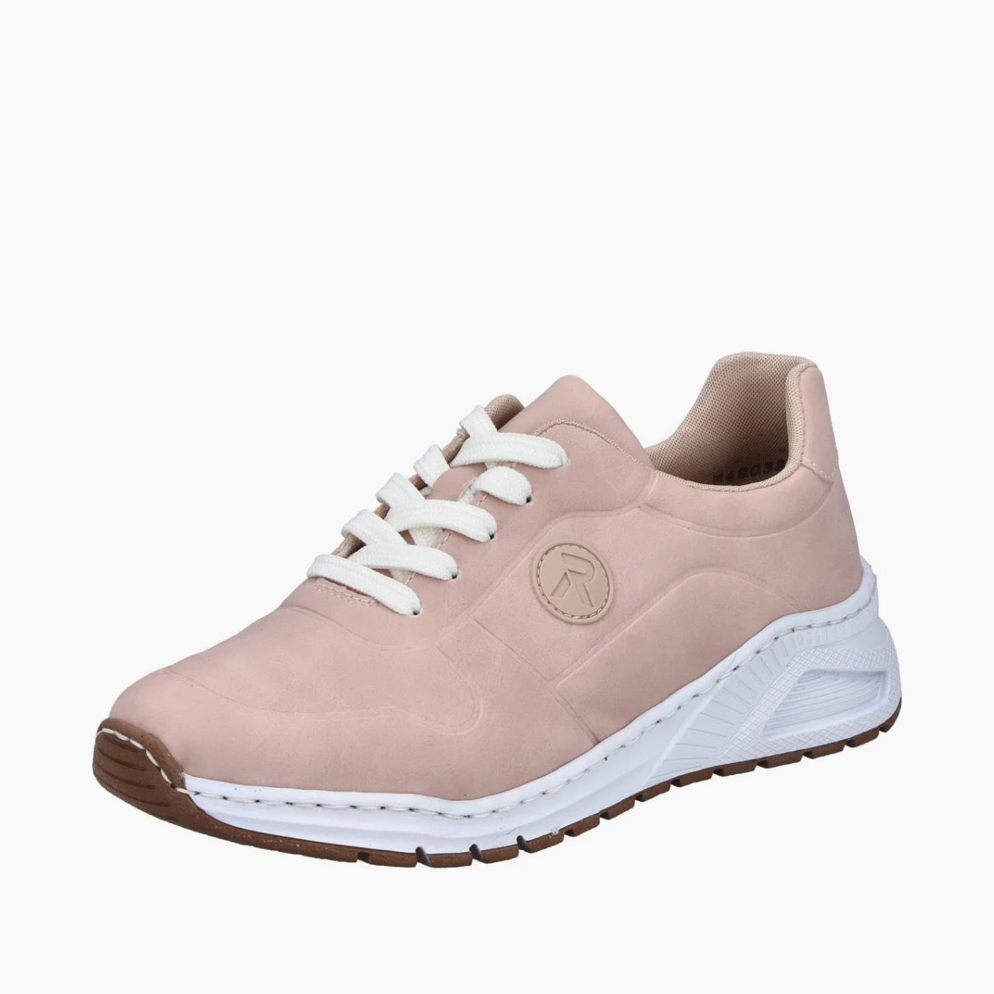 Rieker Mujer Zapatillas M4903, señora Zapatillas Bajas,Plantilla Desmontable