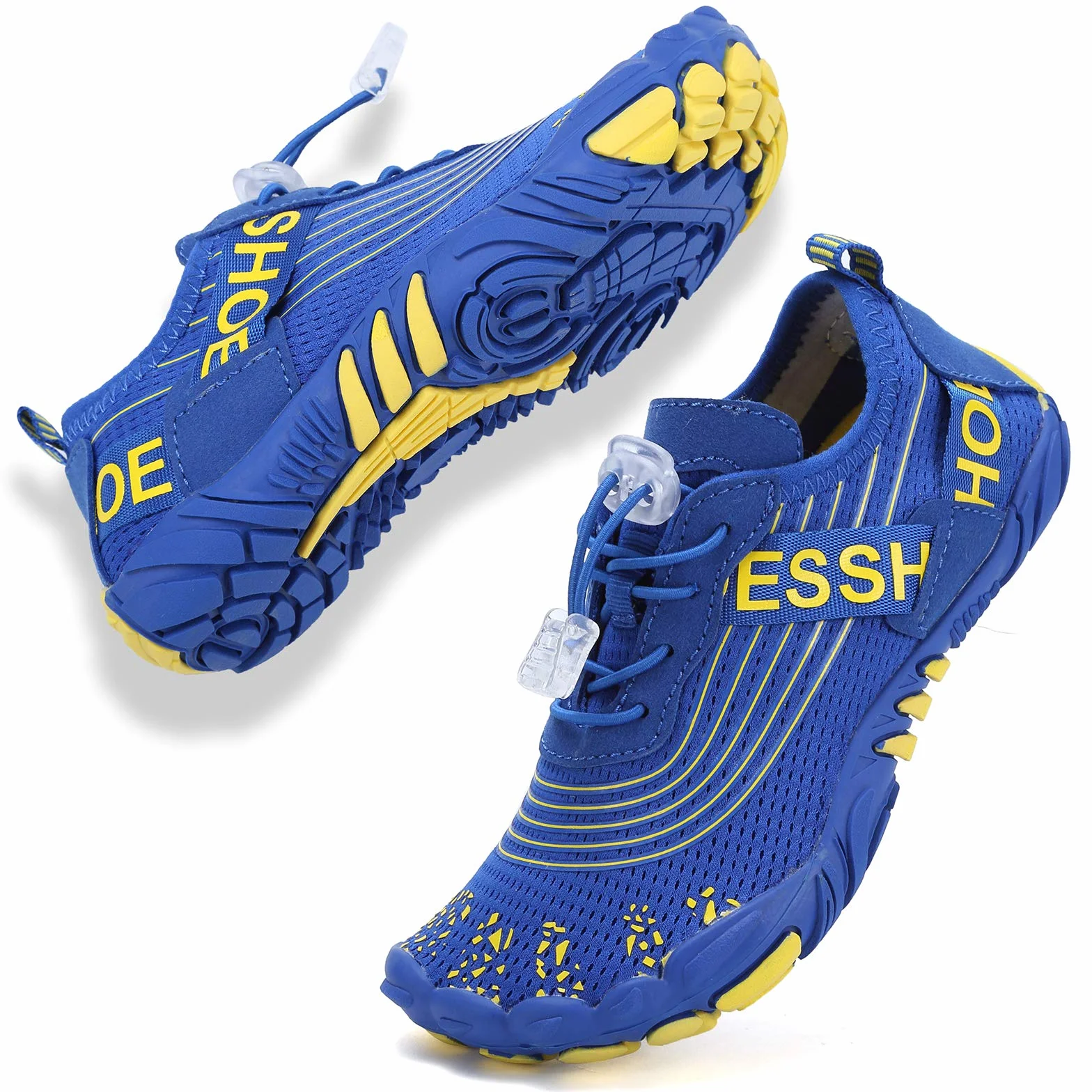 DimaiGlobal Calzado Descalzos Niñas Niños Zapatillas de Trail Running Barefoot Secado Rápido Zapatos de Agua Transpirable Antideslizante para Playa 36EU Azul