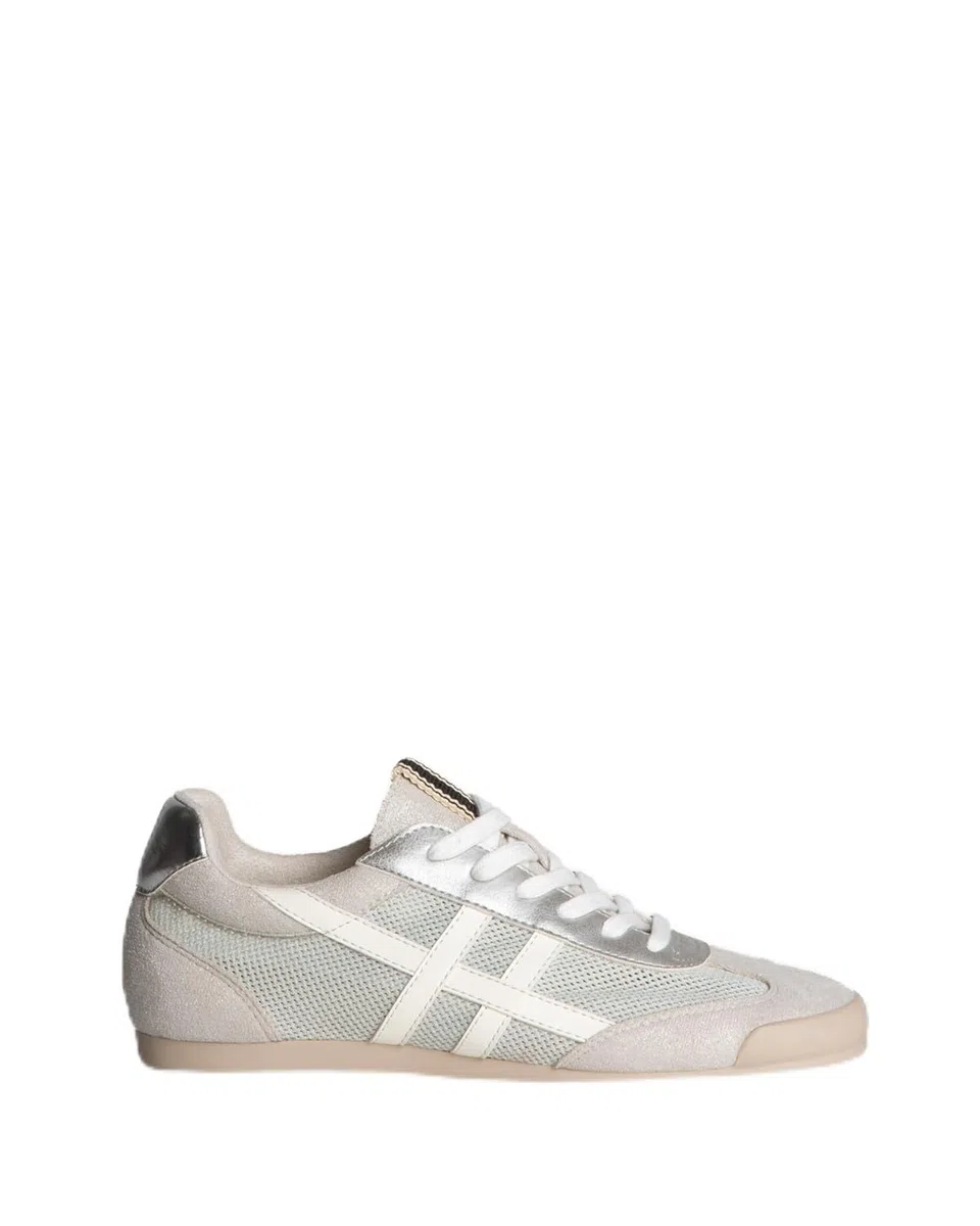 Corina Zapatillas Mujer Casual Plateadas | Sneakers Urbanas con Cordones | Suela Flexible | Cómodas para Diario | Modelo M6035