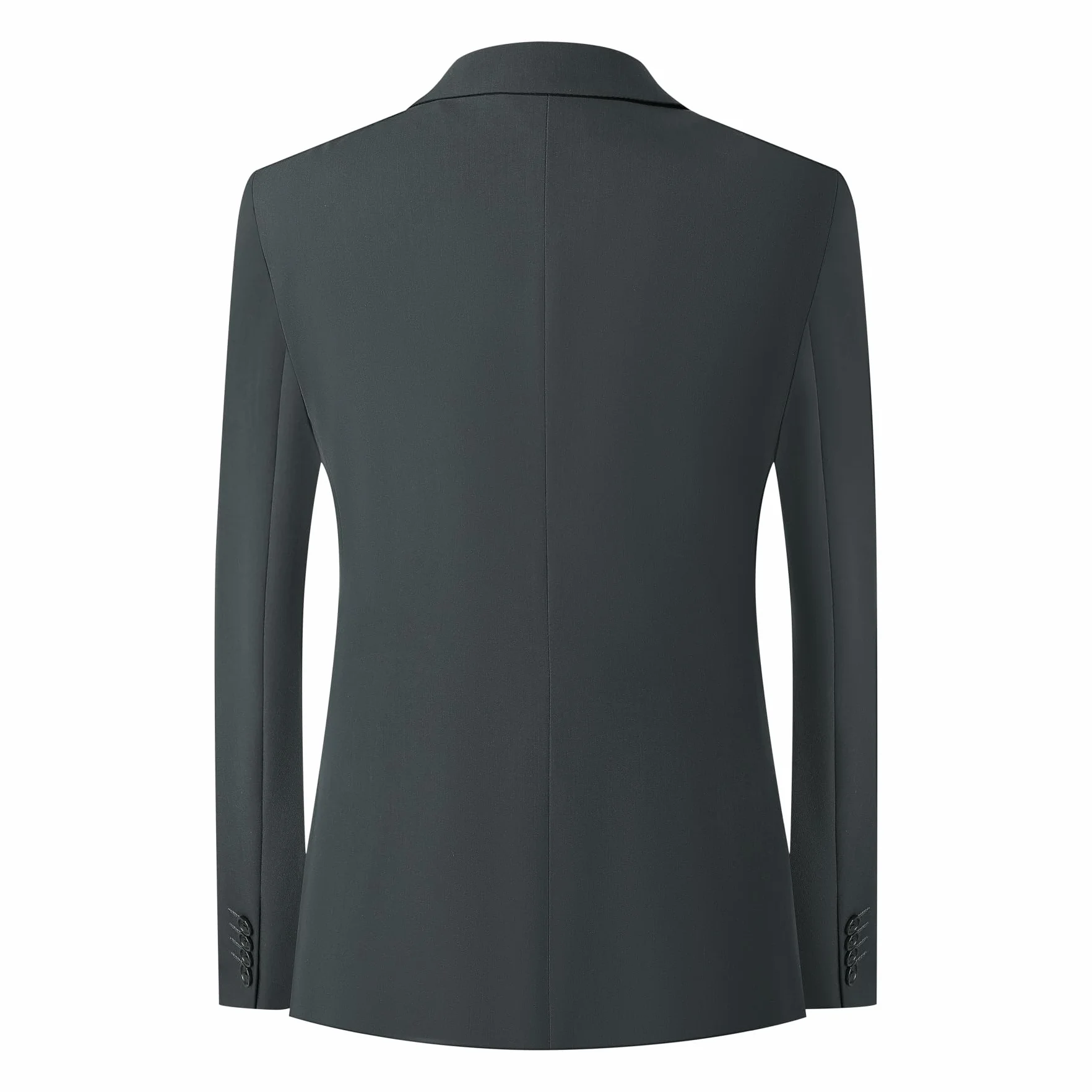 Allthemen Trajes de Hombre 3 Piezas Boda un botón Solapa Slim Fit Chaqueta Formal Color sólido clásico